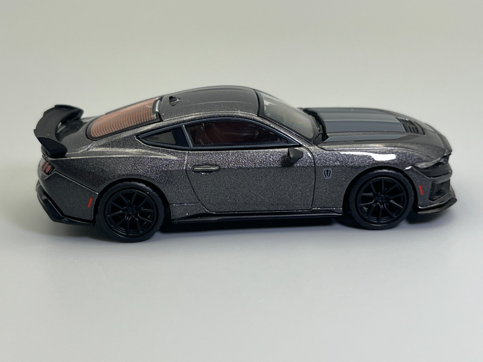 Ford Mustang Dark Horse Carbonized Gray S650 MiniGT 957 1/64 scale