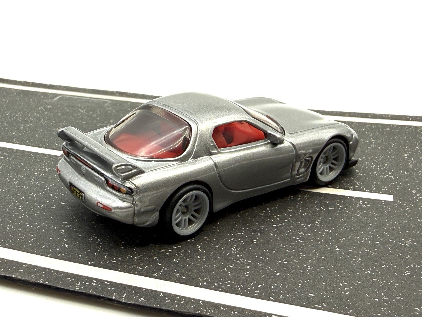LOOSE 2026 Matchbox 2002 Mazda RX-7 Spirit R SUPER CUSTOM WHEEL SWAP by AEB