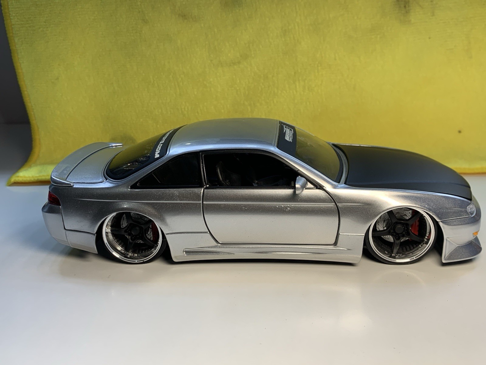 JADA OPTION D 1998 NISSAN 240SX (S-14) SILVER 1:24