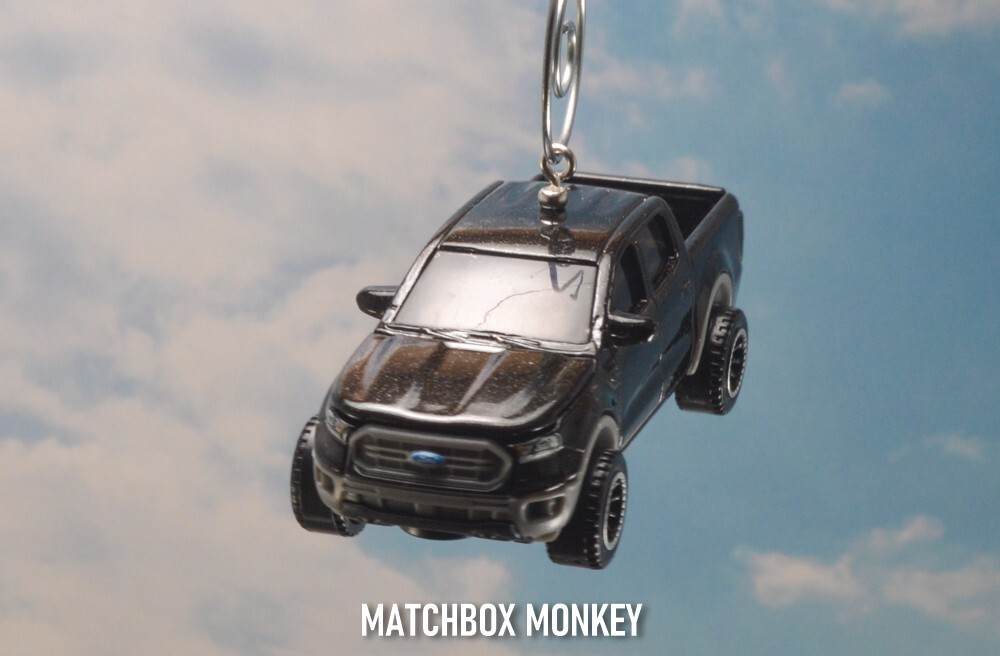 2019 Ford Ranger Pickup Truck Custom Christmas Tree Ornament 4X4 Adorno Black
