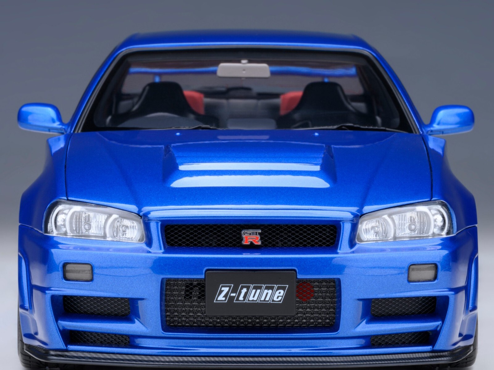 NISSAN SKYLINE GT-R R34 NISMO Z-TUNE RHD BAYSIDE BLUE 1/18 BY AUTOART 77462