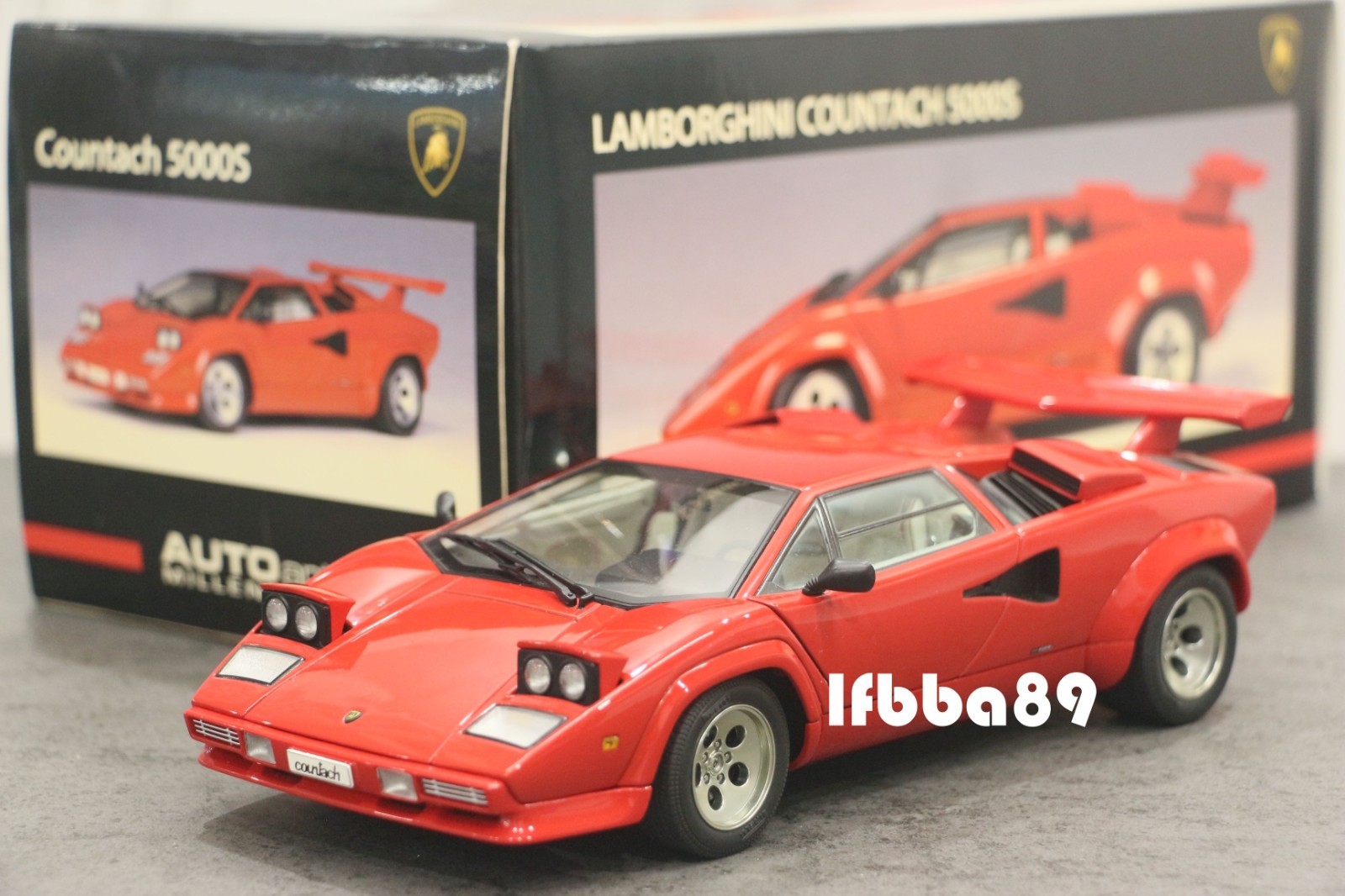 AUTOART 1/18 LAMBORGHINI COUNTACH LP5000S RED 74531 藍寶基尼
