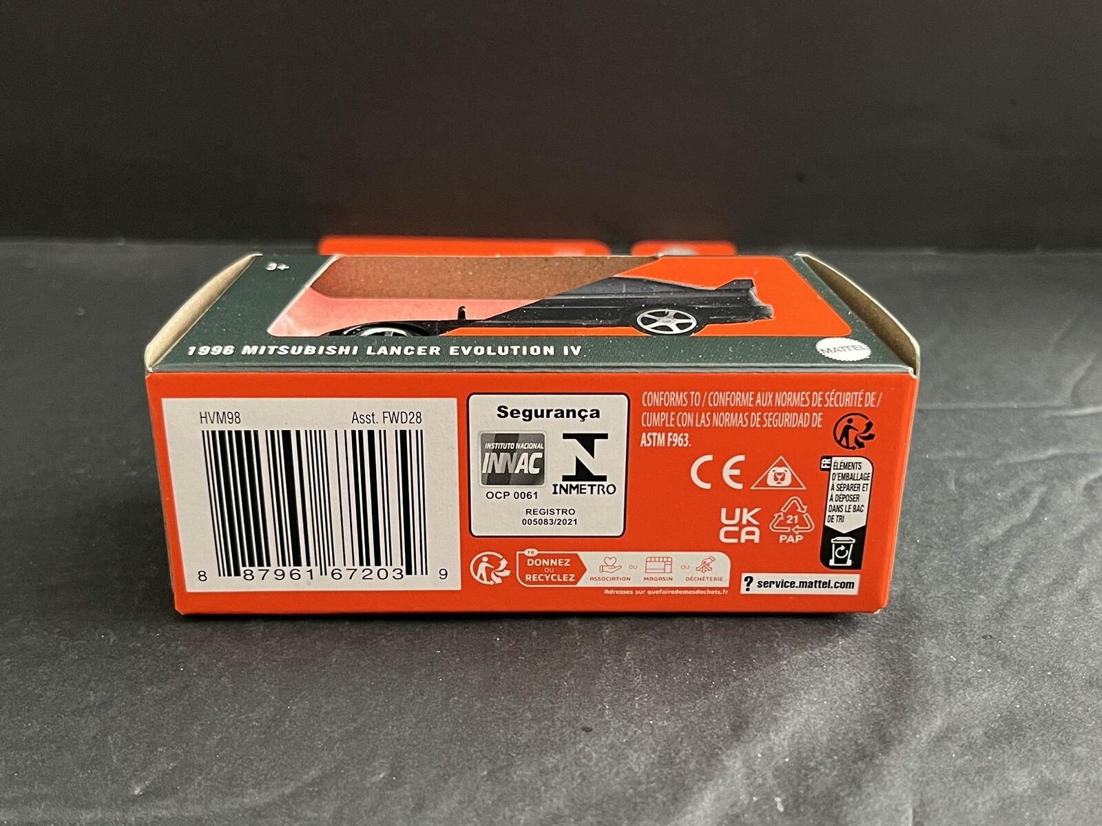 Matchbox Moving Parts Mitsubishi Lancer Evolution Lot Of 2pcs