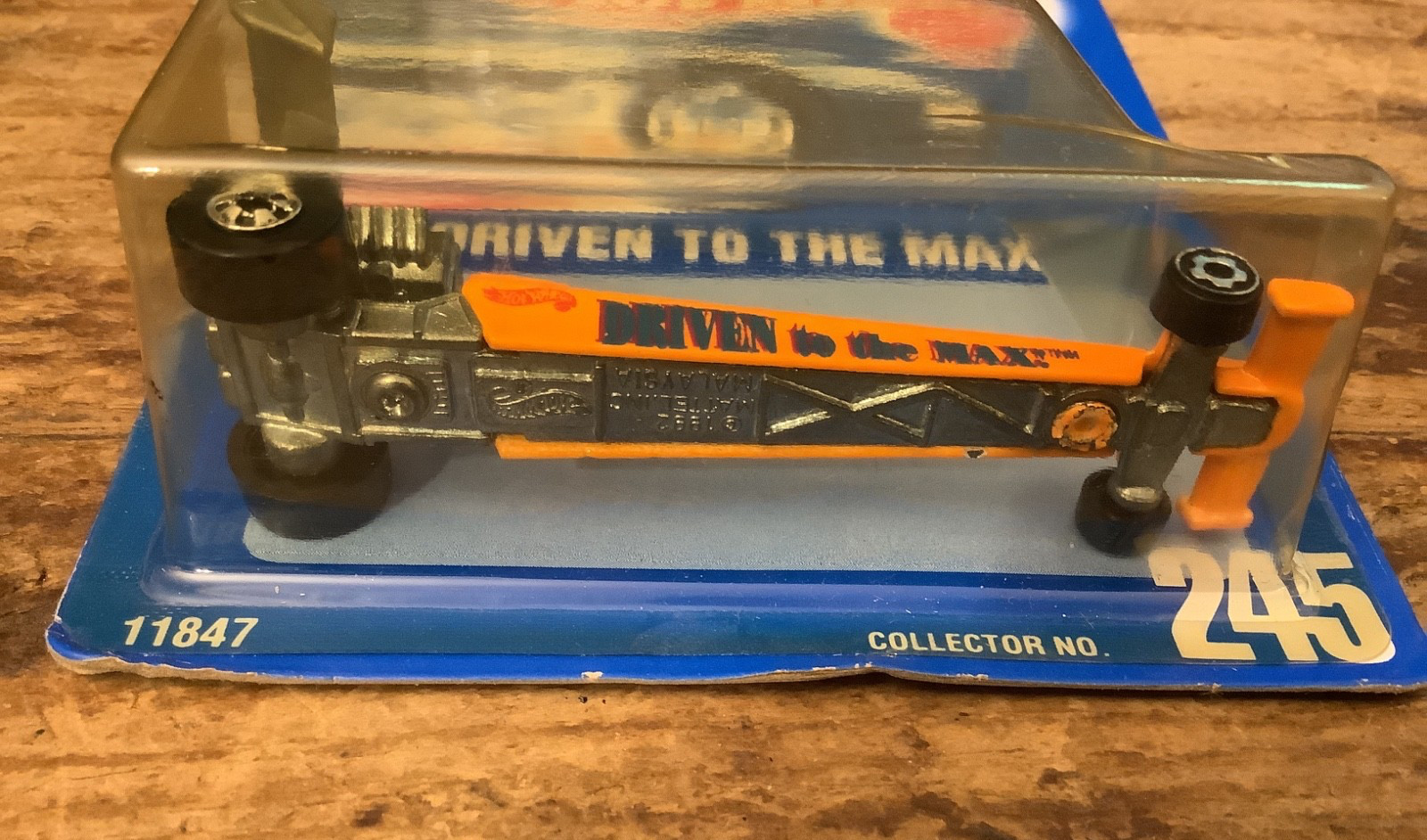 1994 Hot Wheels Driven to the MAX Top Fuel Dragster Collector #245 Mainline VTG