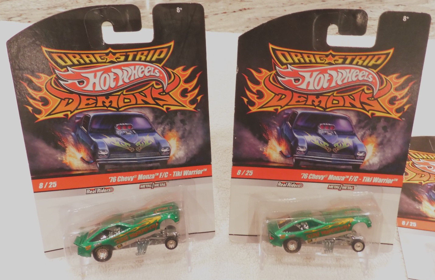 Hot Wheels Drag Strip Demons ’76 Chevy Monza F/C Tiki Warrior 8/25
