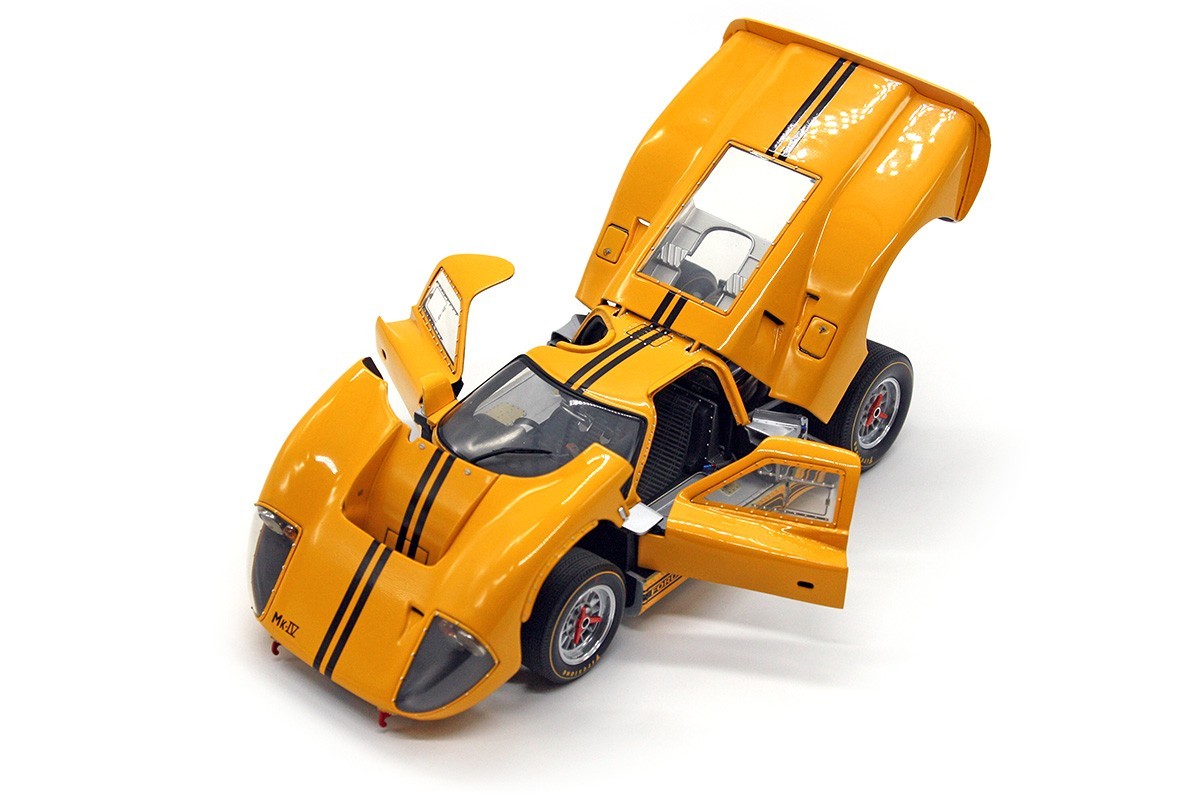1967 Ford GT40 MKIV (1:18 ) “Le Mans 24H Test Car” Yellow Diecast (LOOSE), Exoto