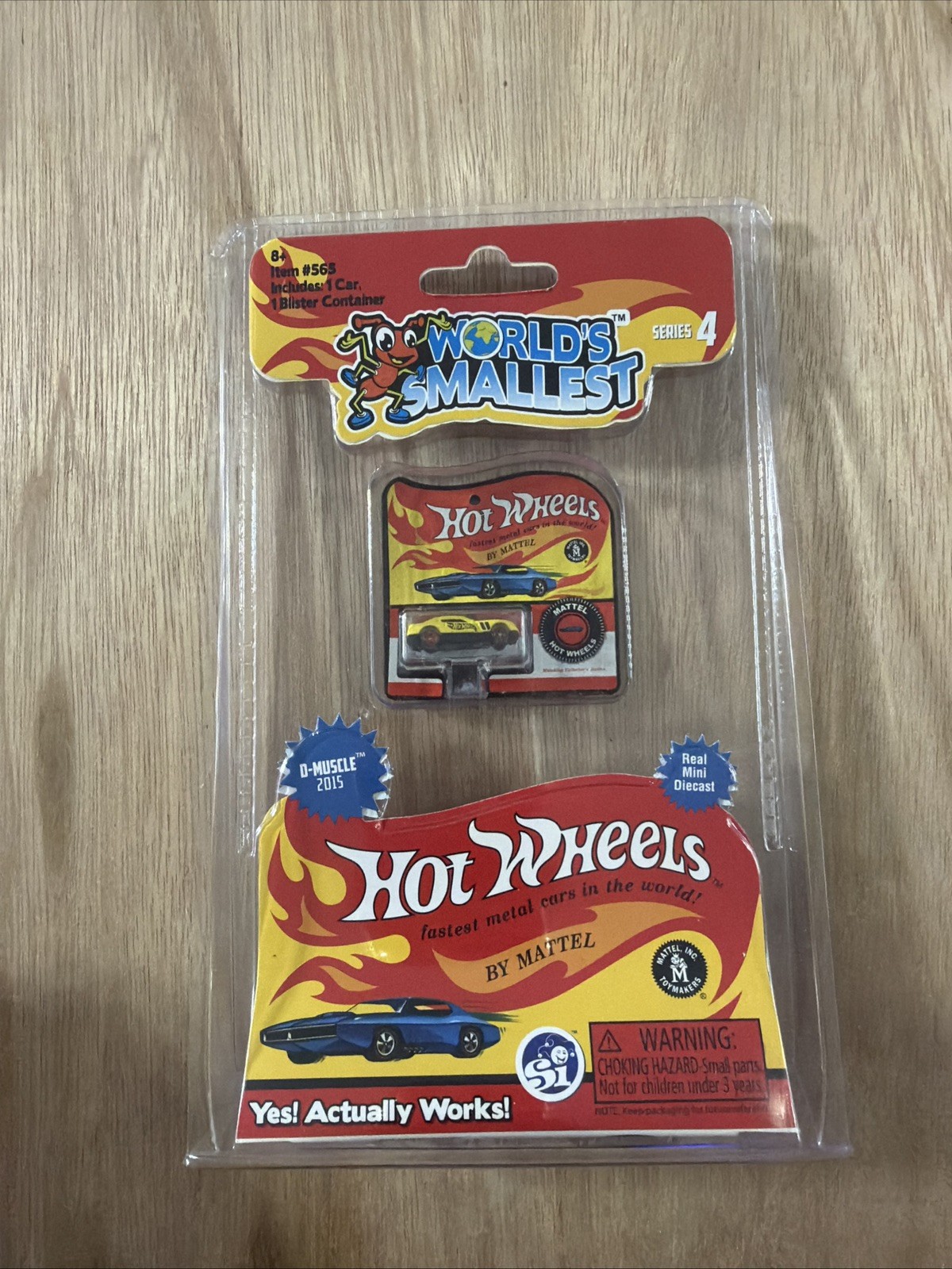 Hot Wheels Worlds Smallest Mini Diecast Car 565 Series 4 D-Muscle 2015 New