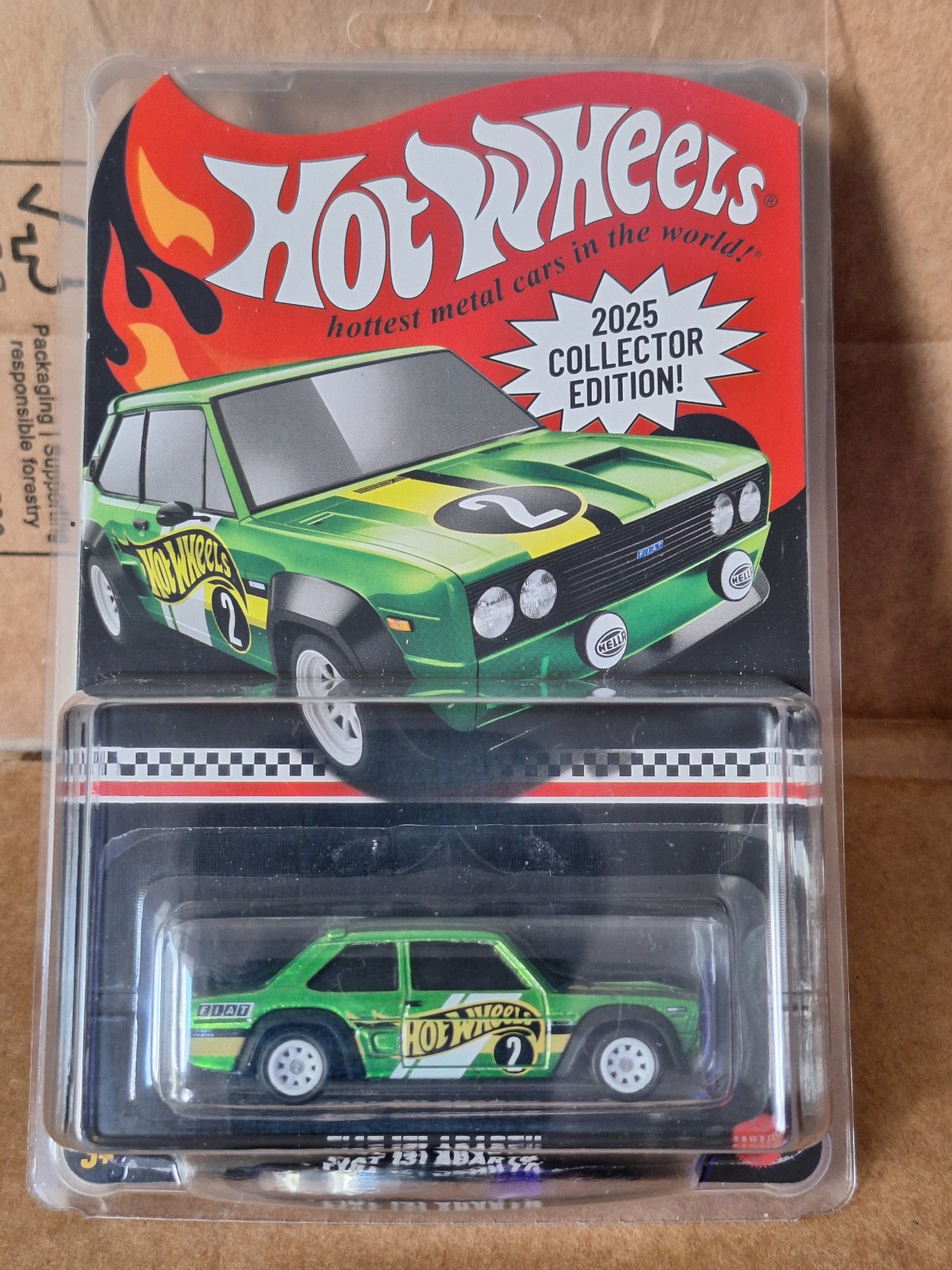 Hot Wheels 2025 Collector Edition Fiat 131 Abarth Mail In