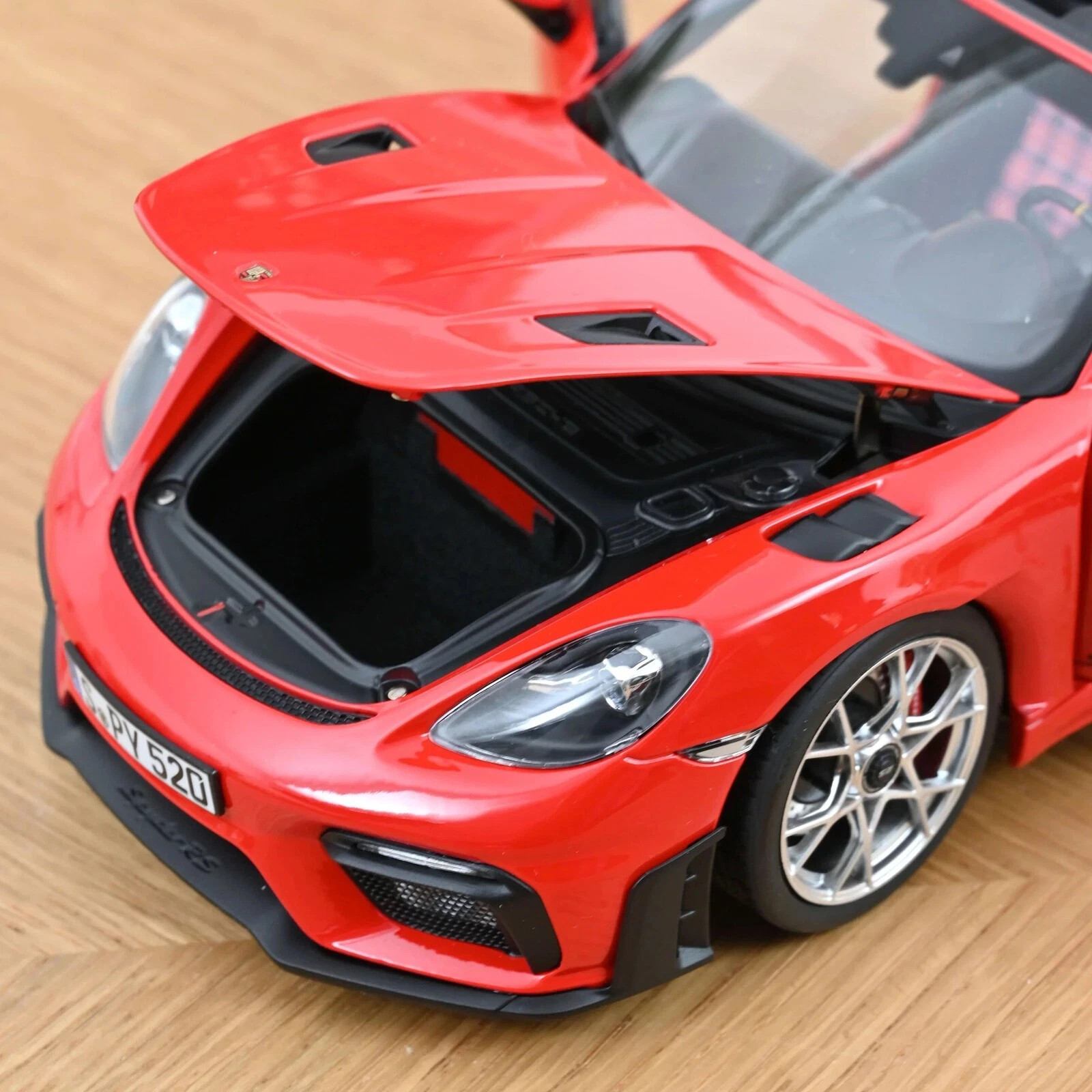 1/18 Porsche 718 982 Spider RS Weissach Red Diecast Model Car By Norev 187271