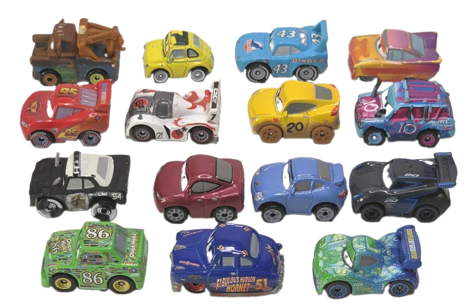 Disney Pixar Cars Mini Racers Diecast Mattel Lot of 15 Shu Todoroki Blind Spot