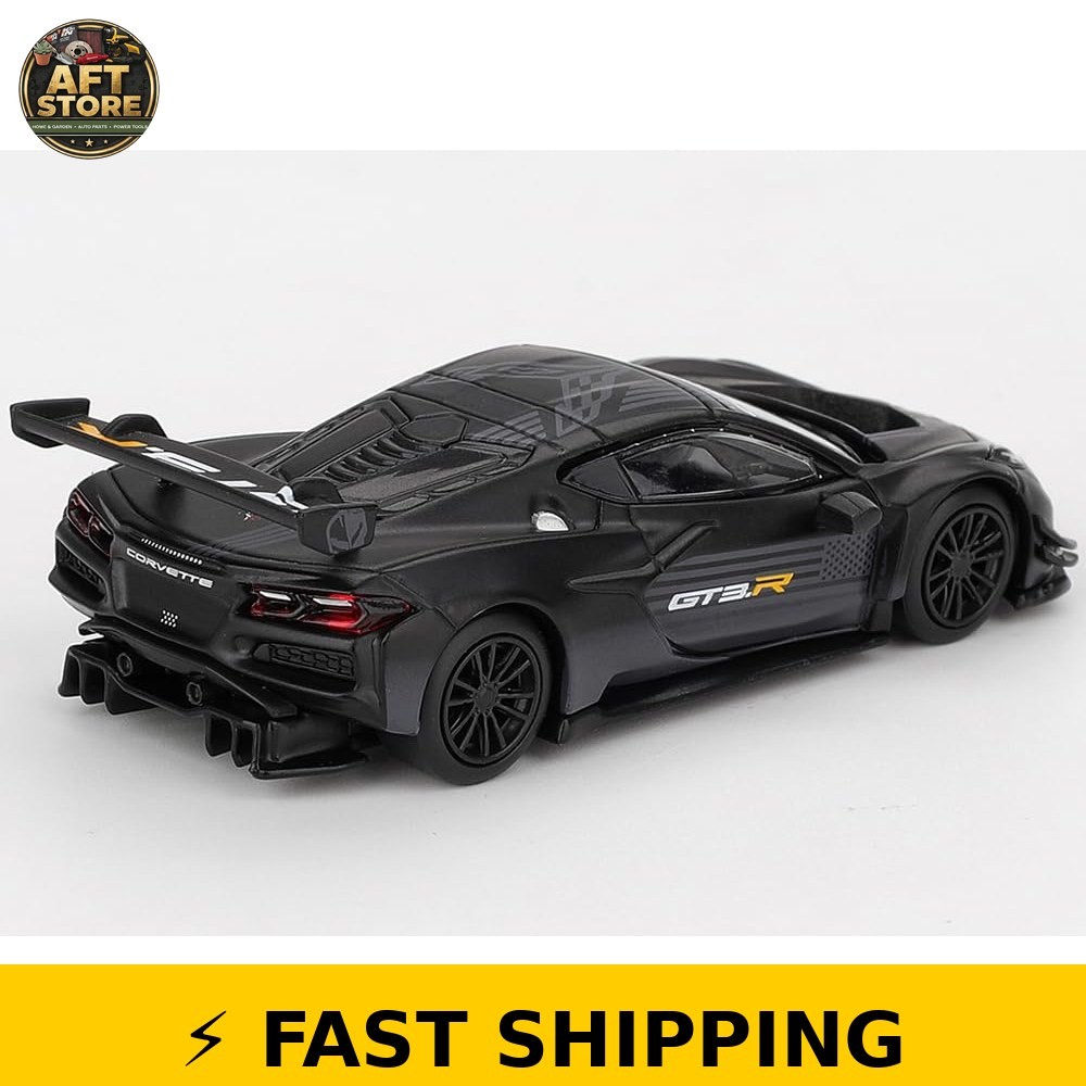MINI GT Z06 GT3.R Black Limited Edition 1/64 Diecast Model Car