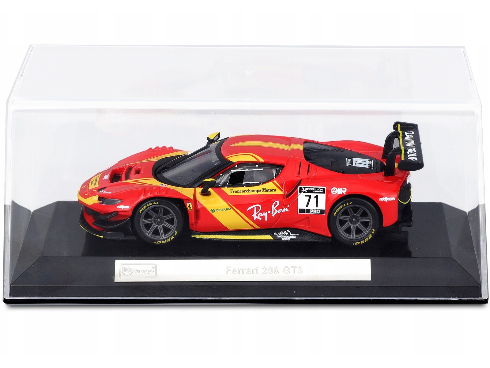 FERRARI 296 GT3 #71 “FRANCORCHAMPS” (2022) 1/43 DIECAST MODEL BY BBURAGO 36313