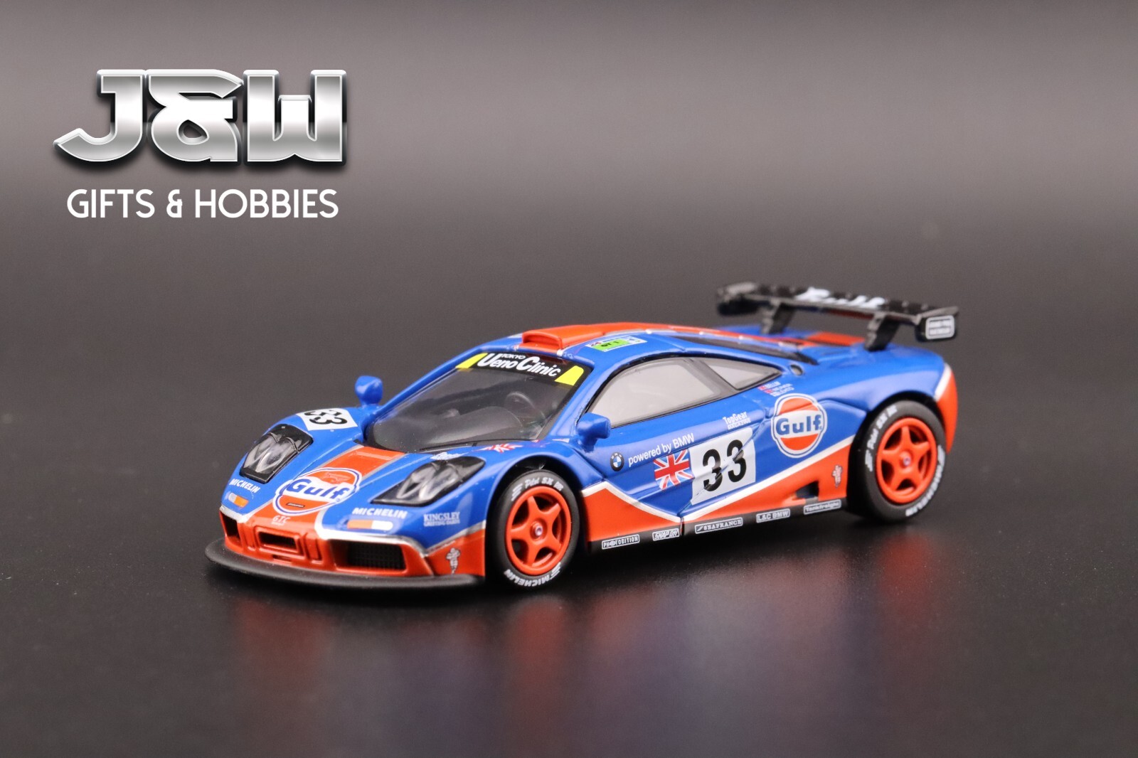 Mini GT McLaren F1 GTR #33 1996 Le Mans 24Hr GULF #723 1/64