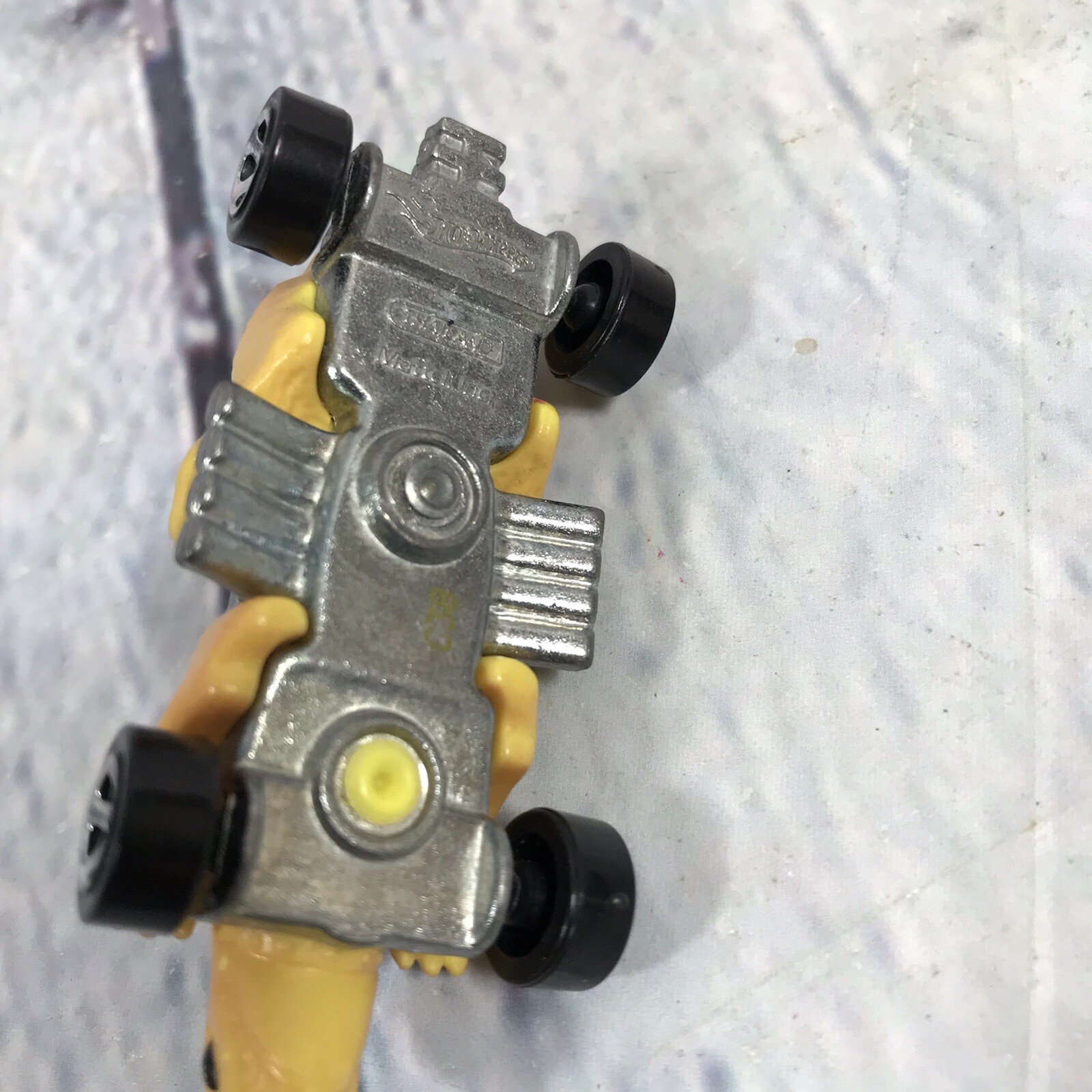 Hot Wheels Rat Mobile Dragster Toy Car Goldish Yellow 1:64 Thailand Metal Base