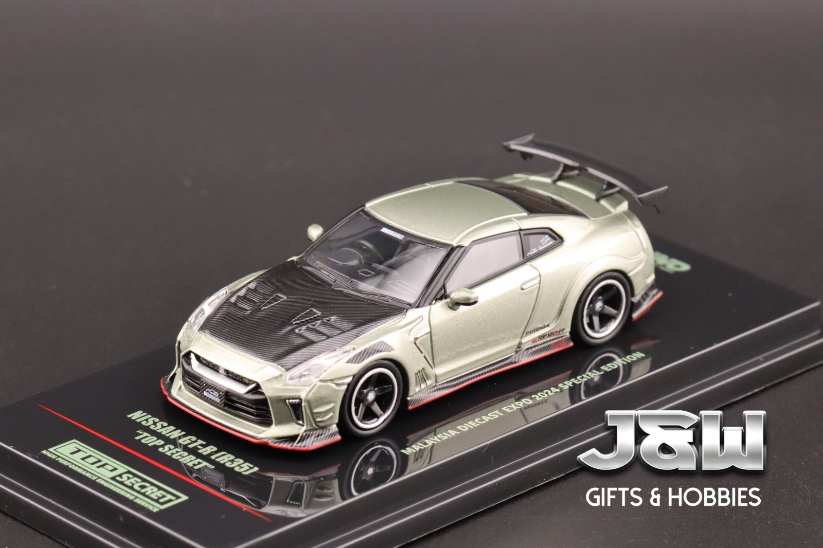 Inno64 Nissan GT-R R35 Top Secret MDX EXPO 2024 Tokyo Auto Salon 1/64