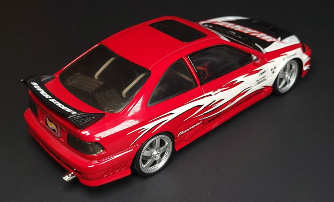 Hot Wheels No Box Honda Civic Si red Super Street 1/18