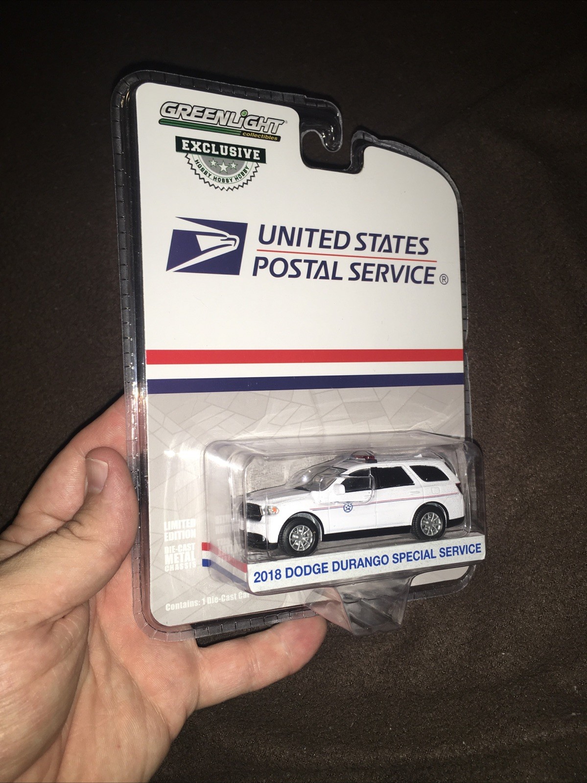 Greenlight United States Postal Service 2018 Dodge Durango Special Service 1:64