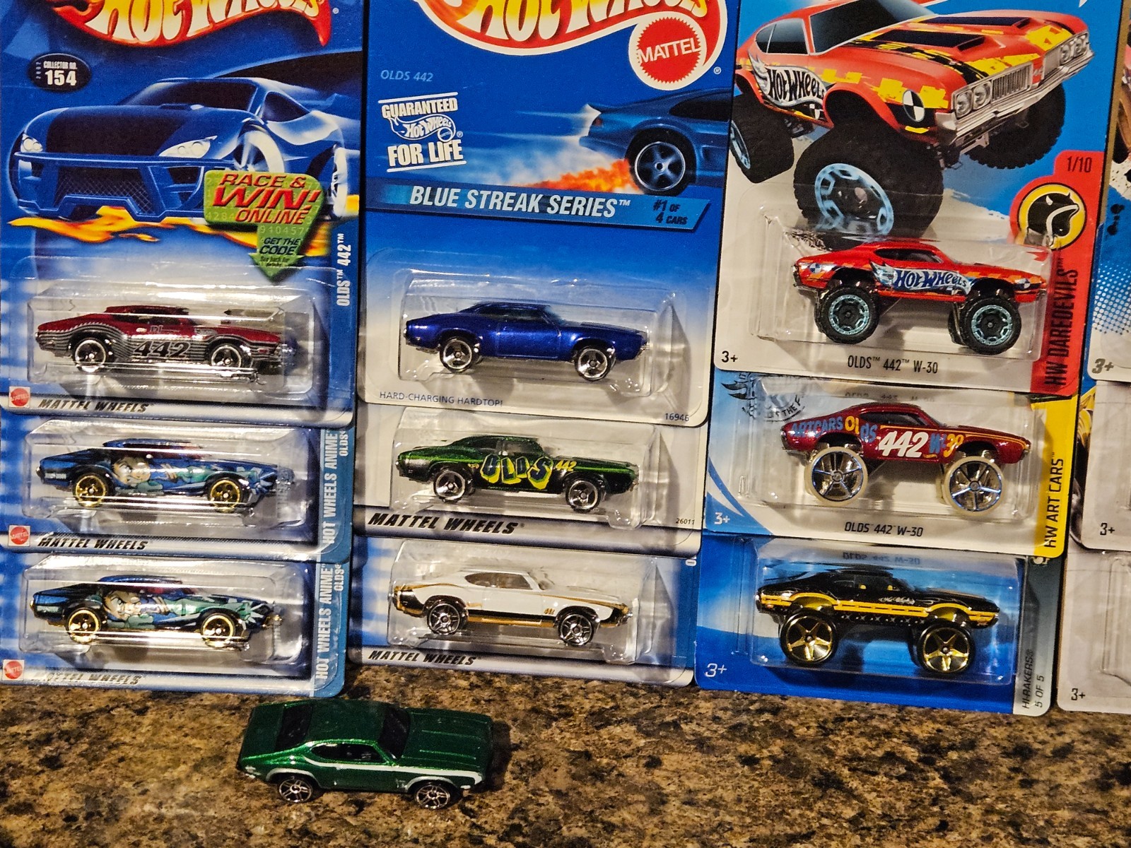Hot Wheels Lot of 13 Olds 442 W-30 Variation Oldsmobile Cutlass Hi-Rakers Blue
