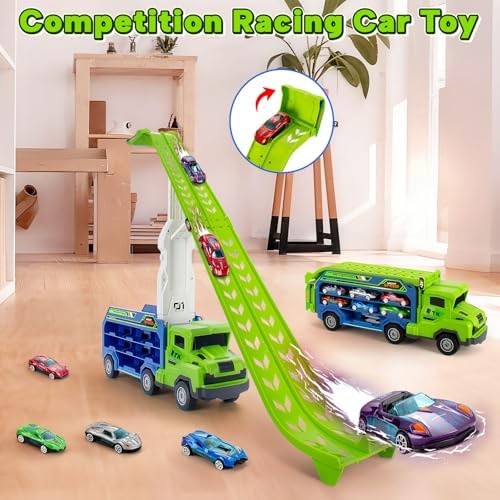 Kids Toys for 3 4 5 6 7 8 Years Old Boys, Carrier Truck Transport Car Toys, F…