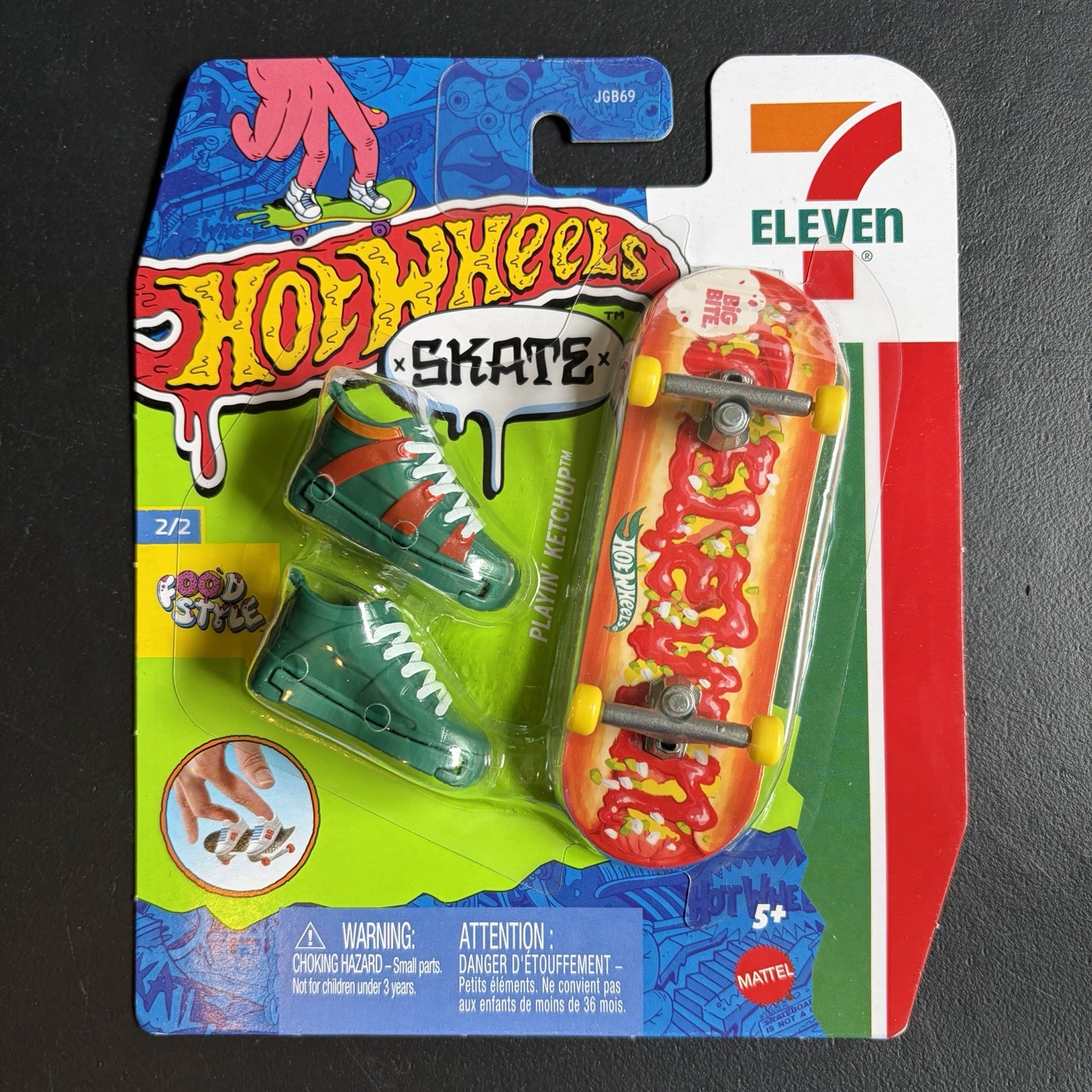 Hot Wheels Skate 7-11 Exclusive Tony Hawk New Skateboard Lot 6 2022-2025