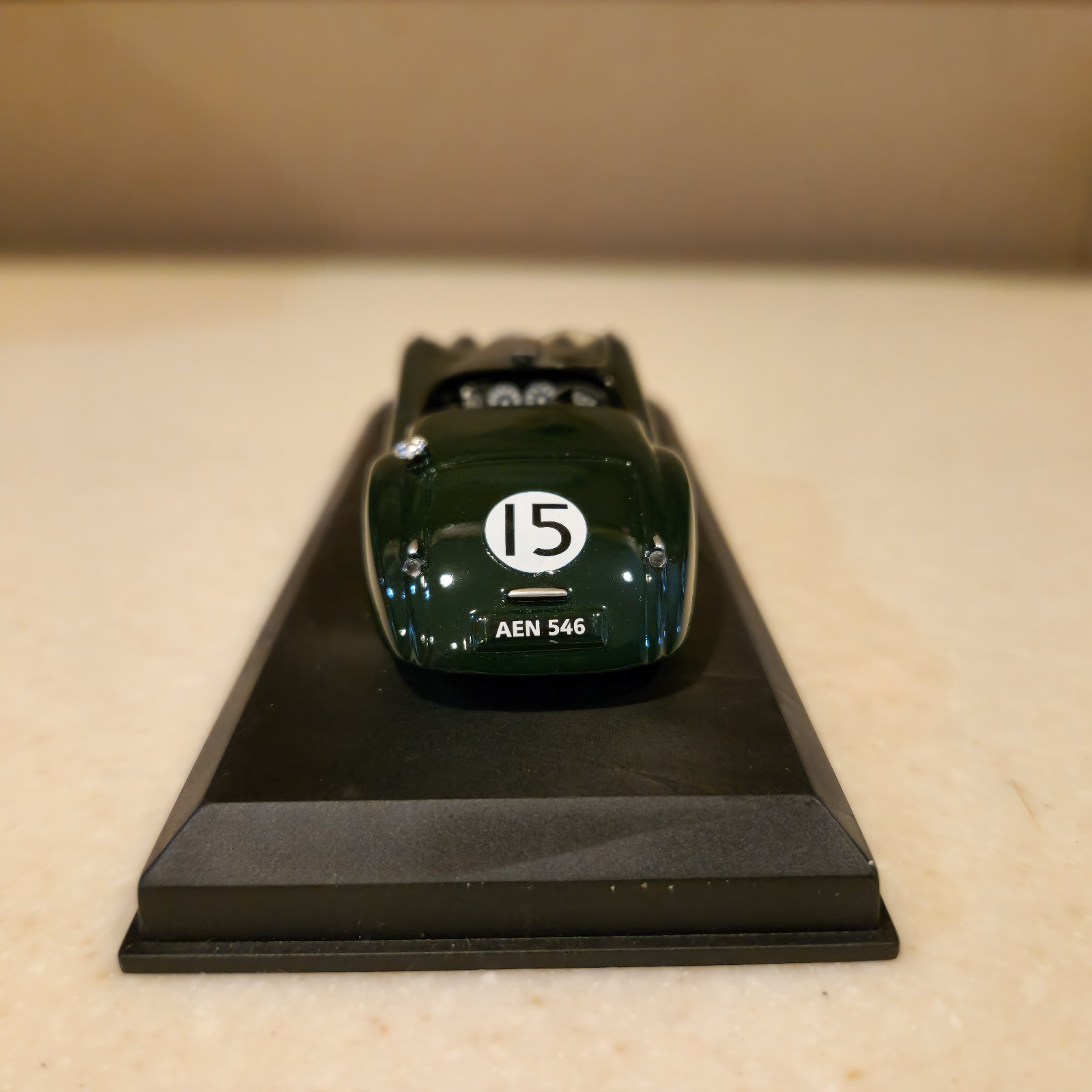 1:43 Top Model Collection 1950 Jaguar XK 120, Le Mans 1950 #15 BRG