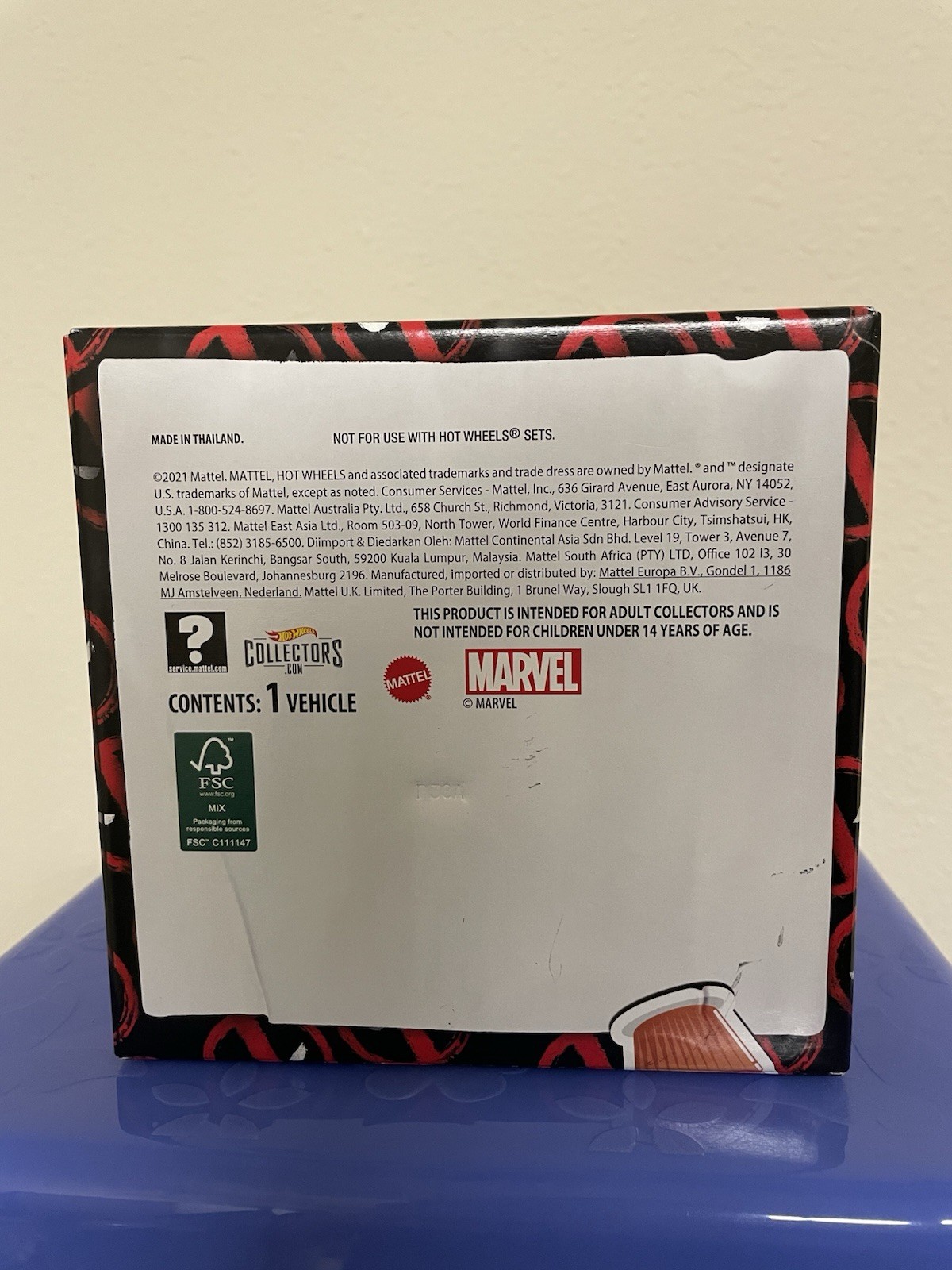 Hot Wheels Marvel Deadpool Birthday Scooter SDCC Exclusive 2021 New in Box
