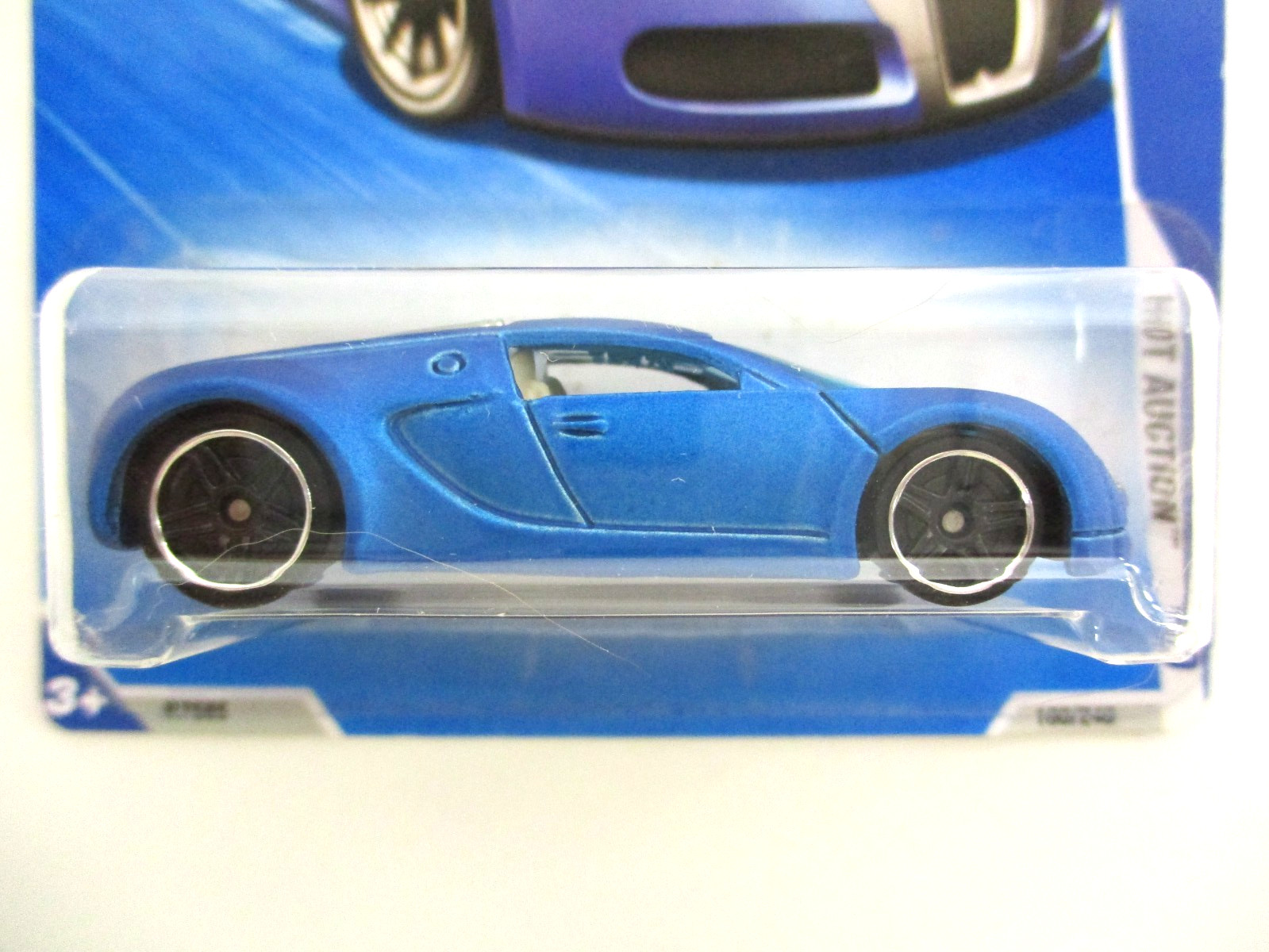 HOT WHEELS – HOT AUCTION – BUGATTI VEYRON (MATTE BLUE) – DIECAST