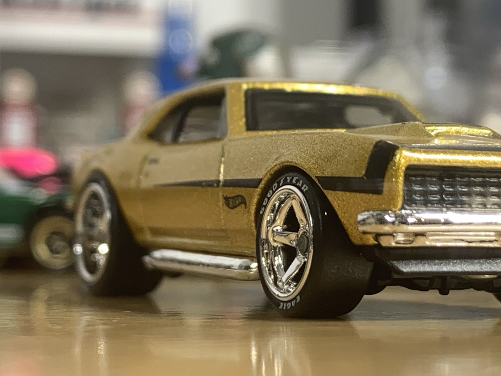 Hot Wheels ’67 Chevy Camaro Custom Wheel Swap Hot Rod Street Machine