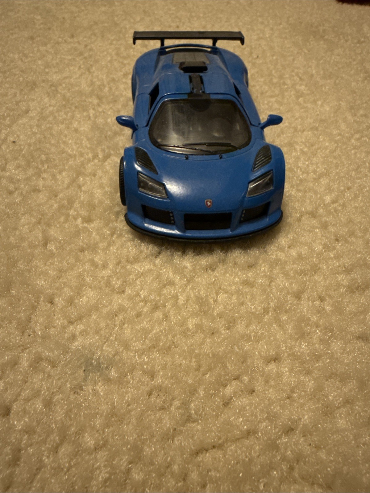 Toy Apollo Car Blue Colored Used Toy Collectible Car For Display.