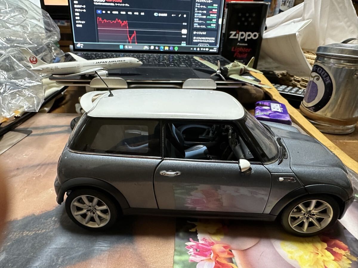 1/18 Autoart MINI COOPER S Dark Silver Diecast Car