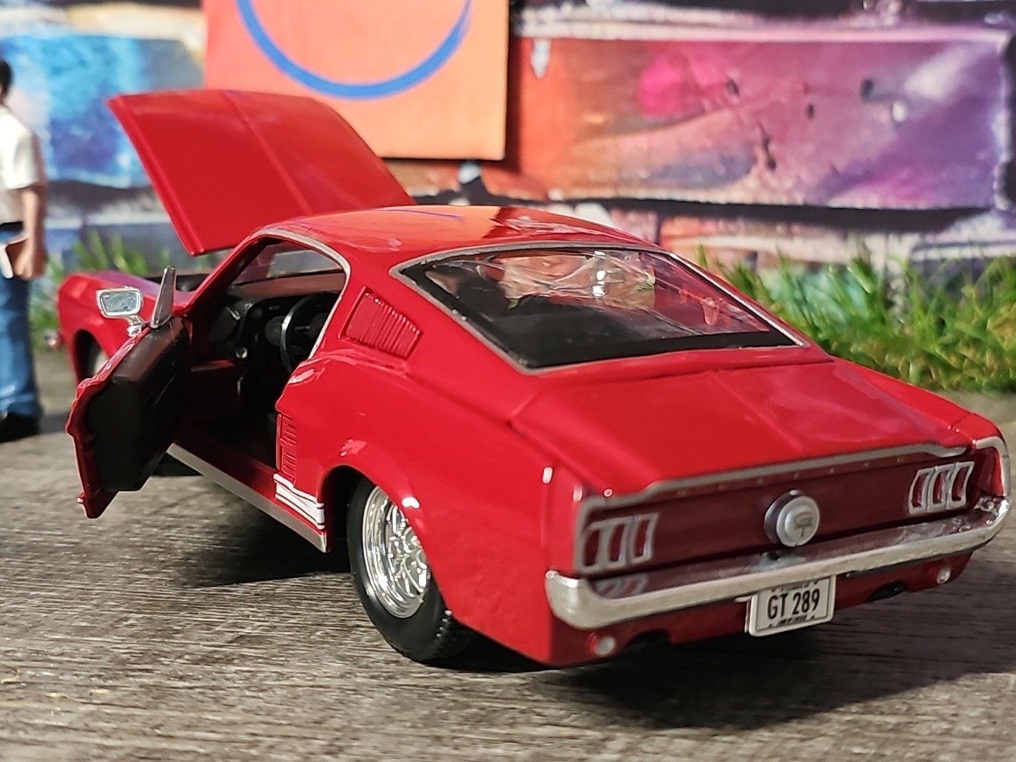 Maisto 1967 Ford Mustang GT Red 1:24 Diecast Car NO BOX