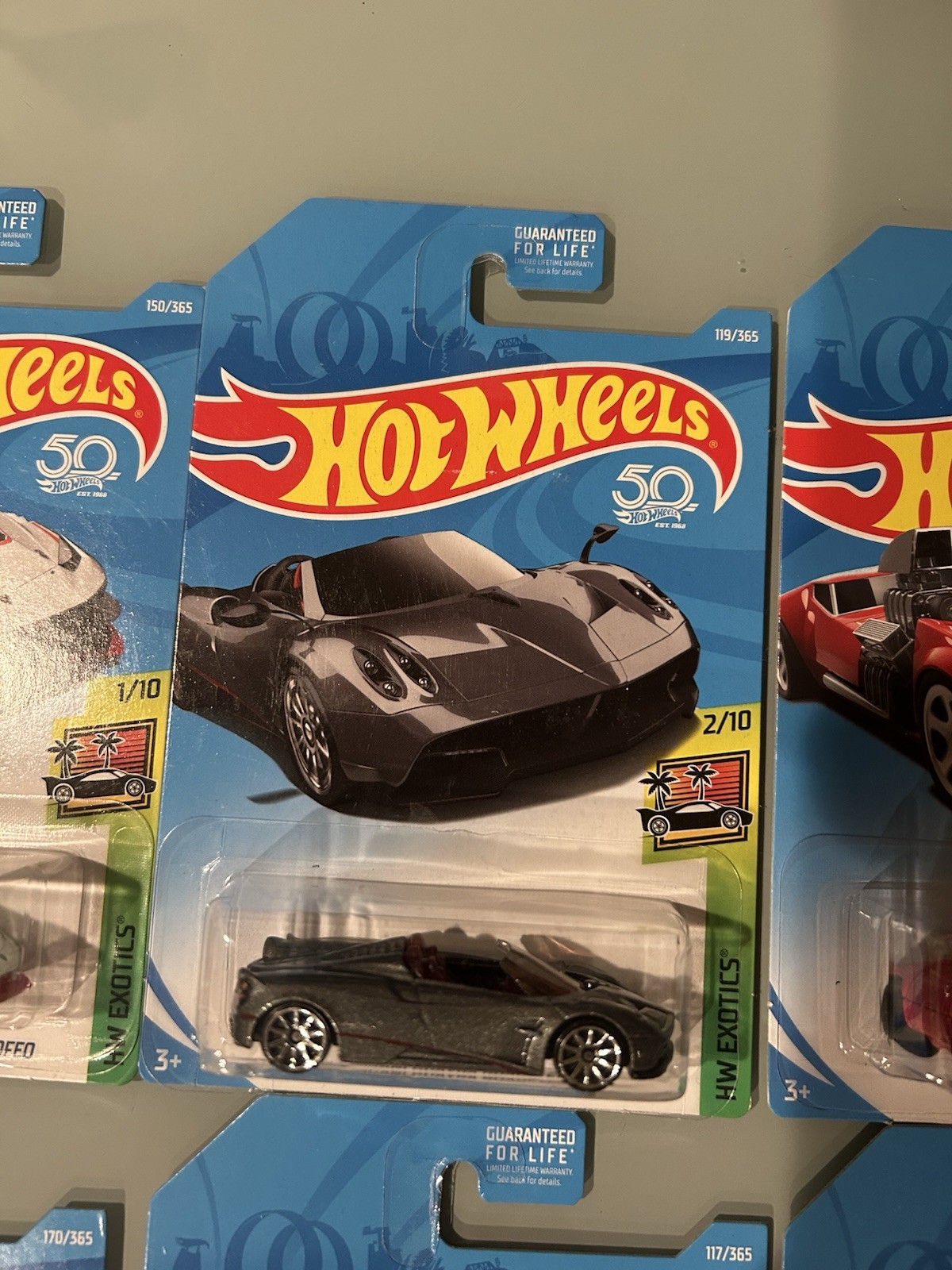 Hot Wheels 2018 HW Exotics COMPLETE SET 1-10 50th Anniversary (Bundle)