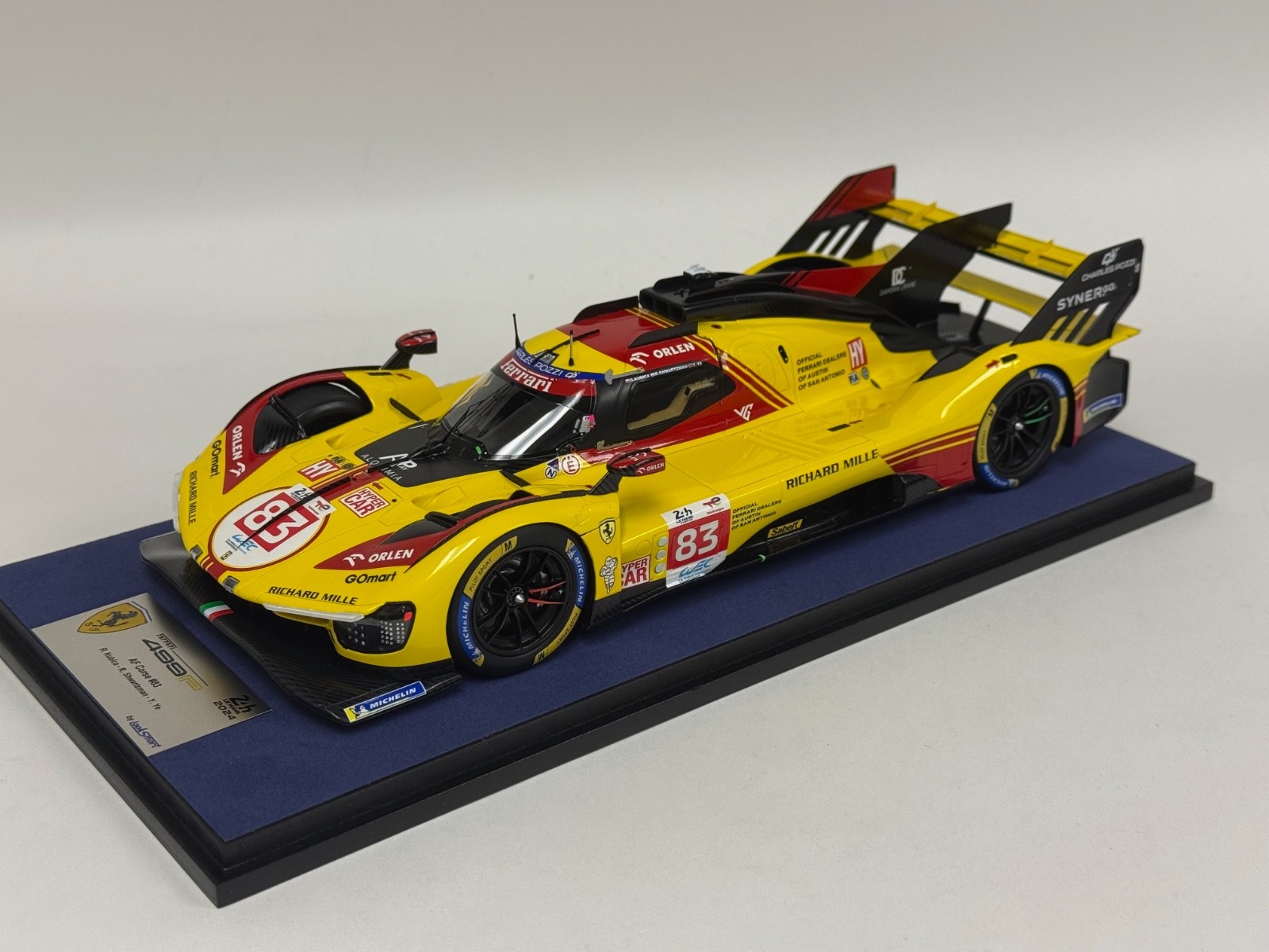 1/18 Looksmart Ferrari 499P AF Course car #83 2024 24 H ofLeMans IN STOCK