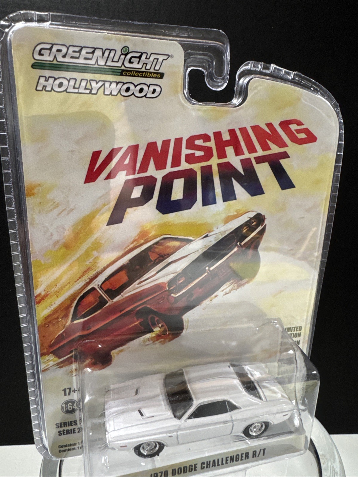 GREENLIGHT HOLLYWOOD SERIES 22 VANISHING POINT 1970 DODGE CHALLENGER R/T HTF