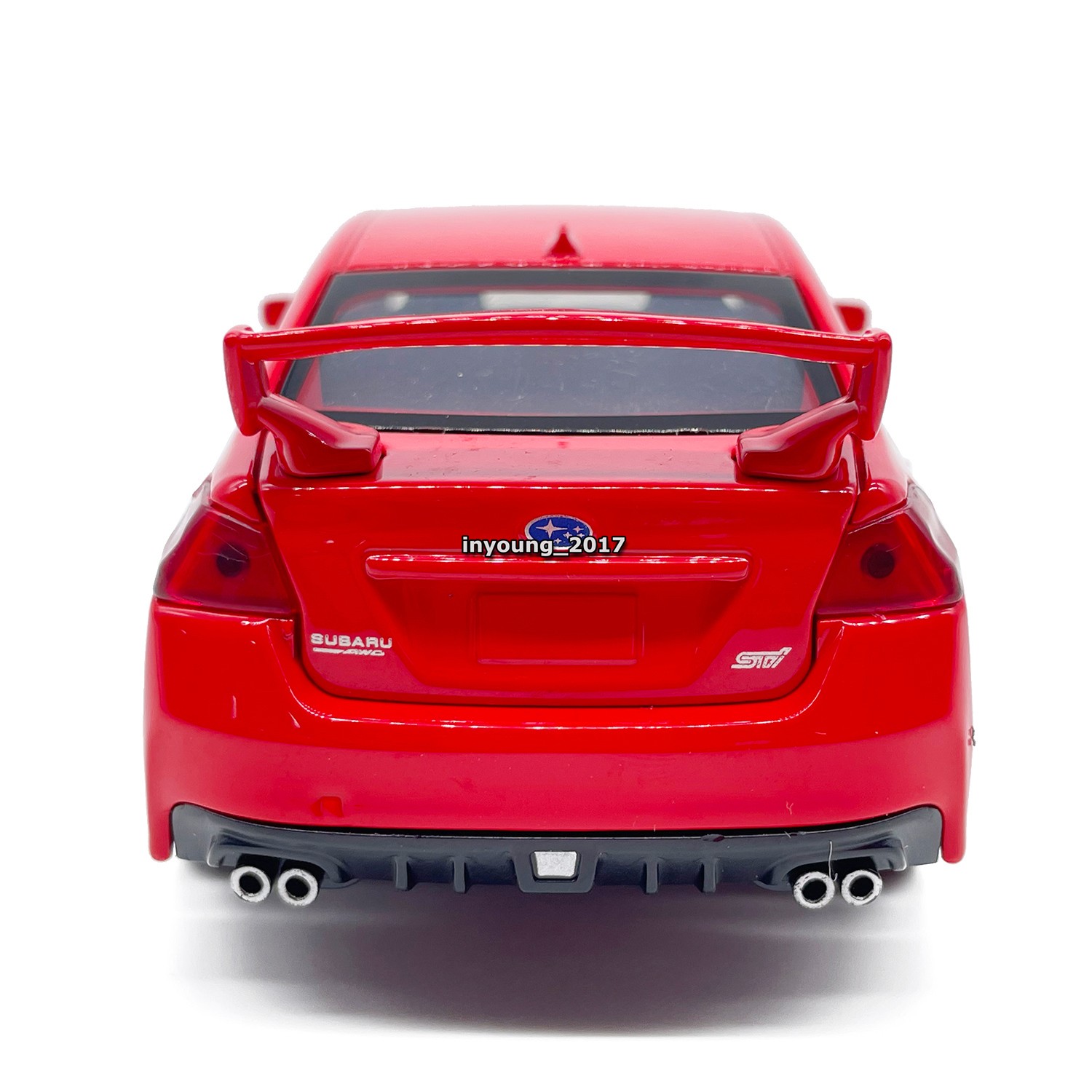 1/30 Subaru WRX STI Model Toy Car Diecast Toy Vehicle Boys Toys Kids Gifts Red