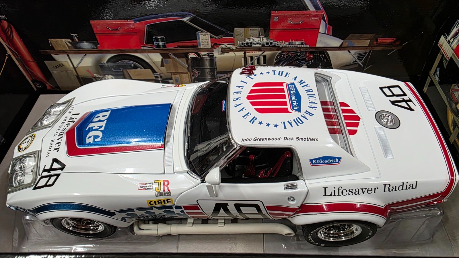 CAROUSEL 1 #48 CORVETTE L-88 JOHN GREENWOOD DICK SMOTHERS 1972 SEBRING 1:18 SR