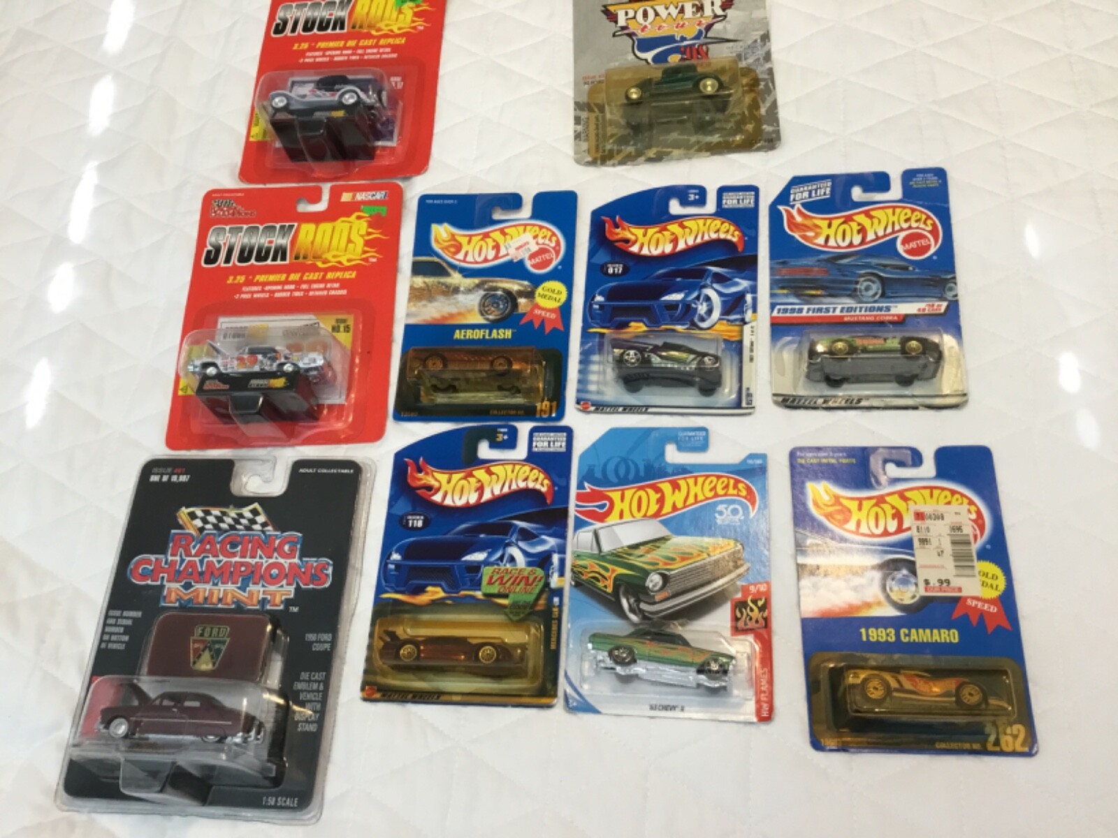 Large Lot of 10 Vintage Diecast Cars and Trucks Various Brands New