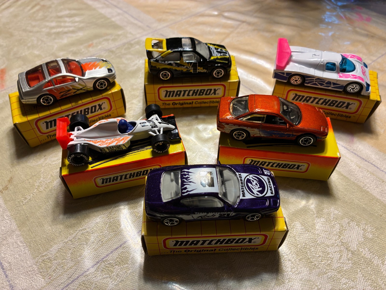6 RARE VINTAGE MATCHBOX CARS, BRAND NEW IN BOXES, MINT, BEAUTIFUL! MORE! READ!