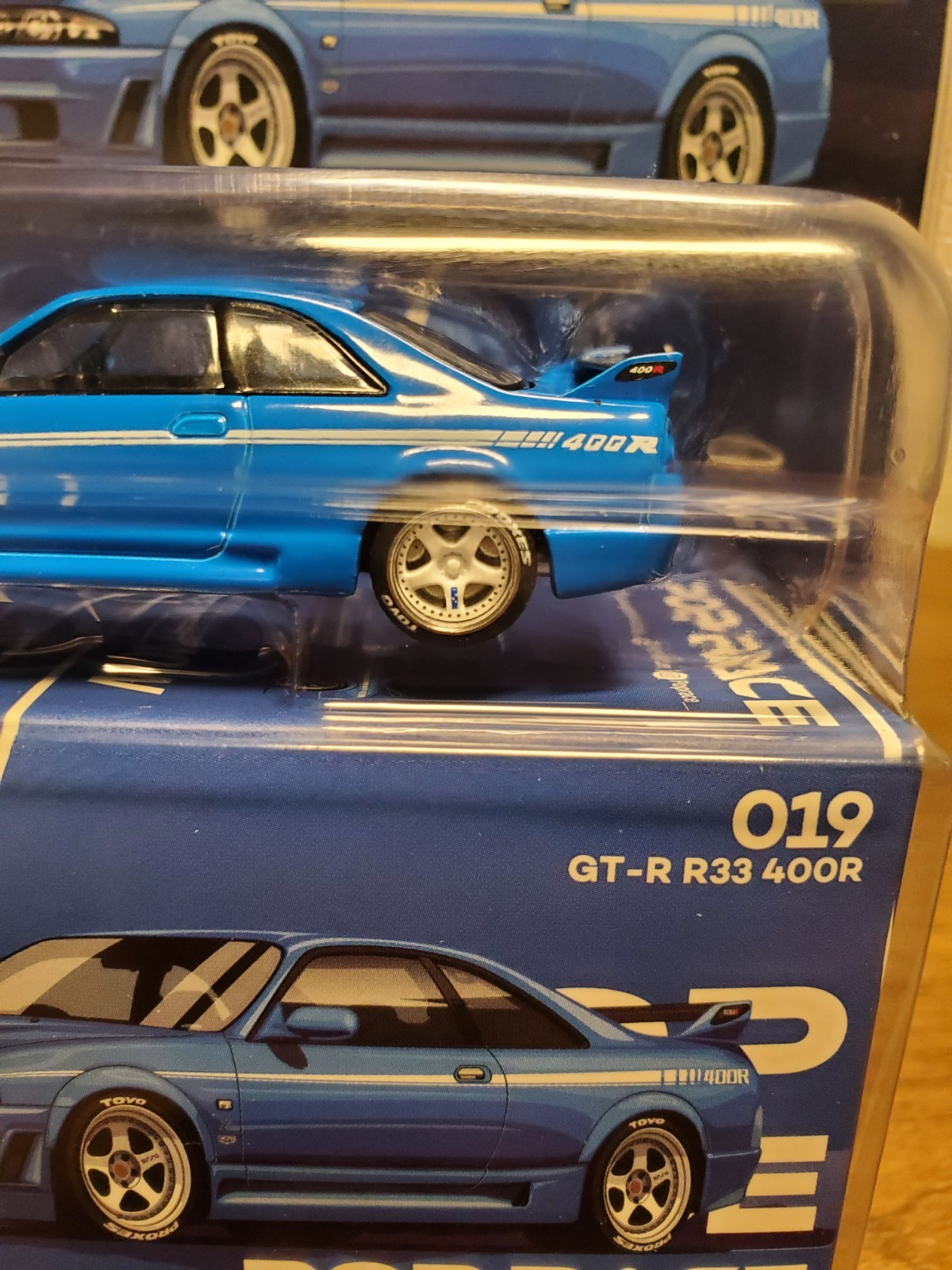 Pop Race Enigma Exclusive Nissan Skyline GTR R33 Nismo 400R Championship Blue