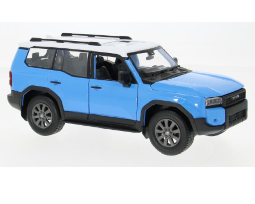 MAISTO 1:24 2024 TOYOTA LAND CRUISER DIECAST MODEL TRUCK BLUE 32924