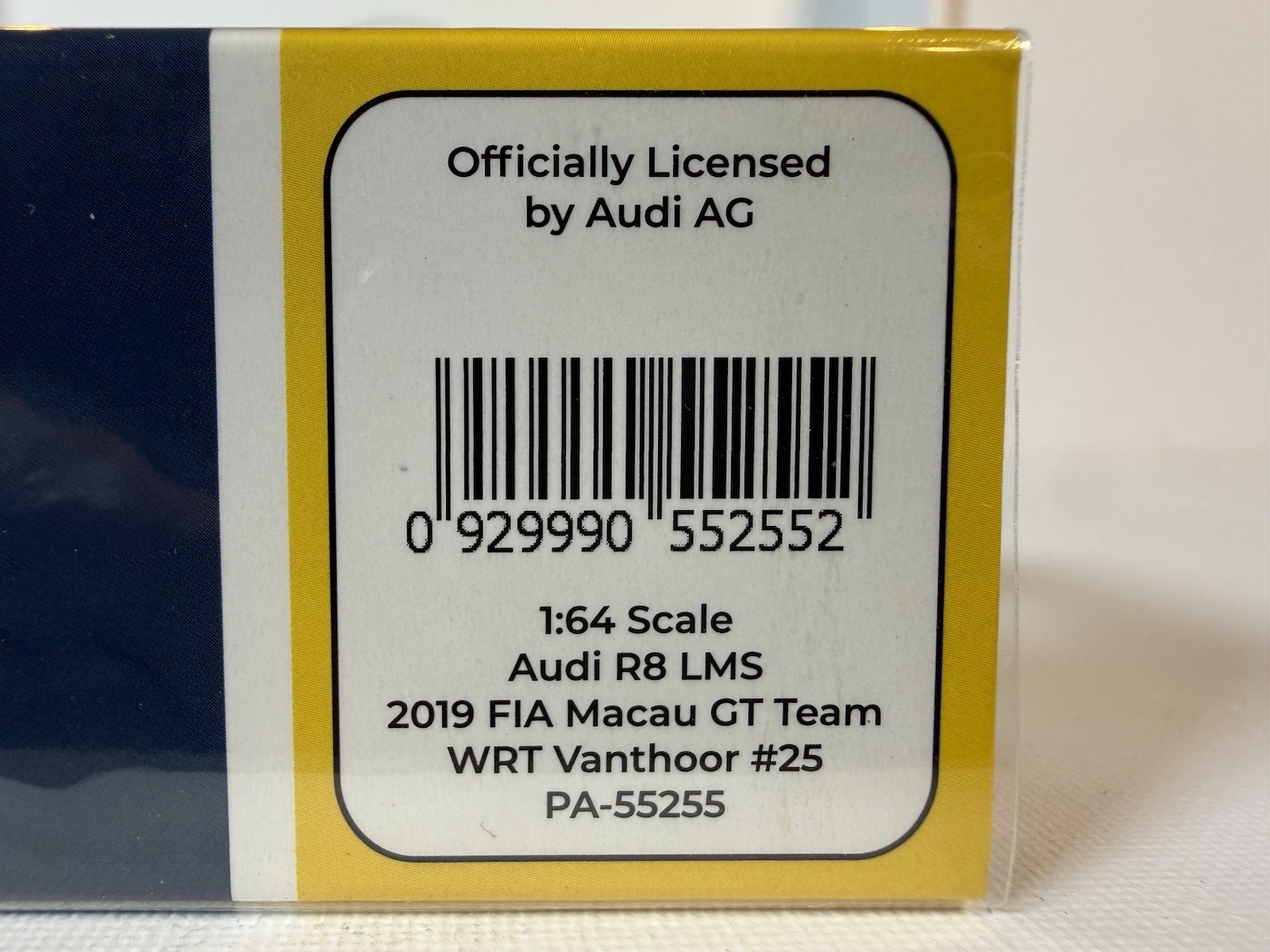🔥64 Para 1:64 AUDI R8 LMS 2019 FIA Macau GT World Cup Audi Sport Team WRT #25🔥