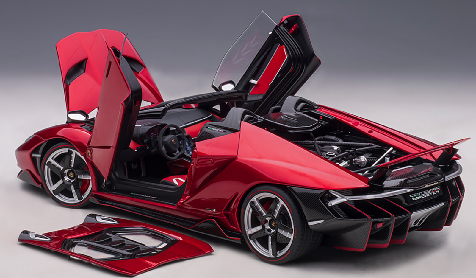 Lamborghini 1:18 Race Car 12 Classic Custom Concept Promo 24 Carousel Red