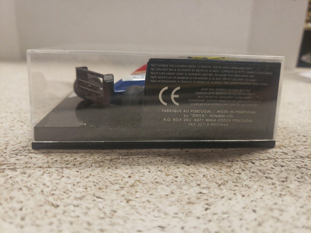 1:43 SCALE ONYX FORMULA ONE #165 TYRRELL YAMAHA 020 C Andrea de CESARIS