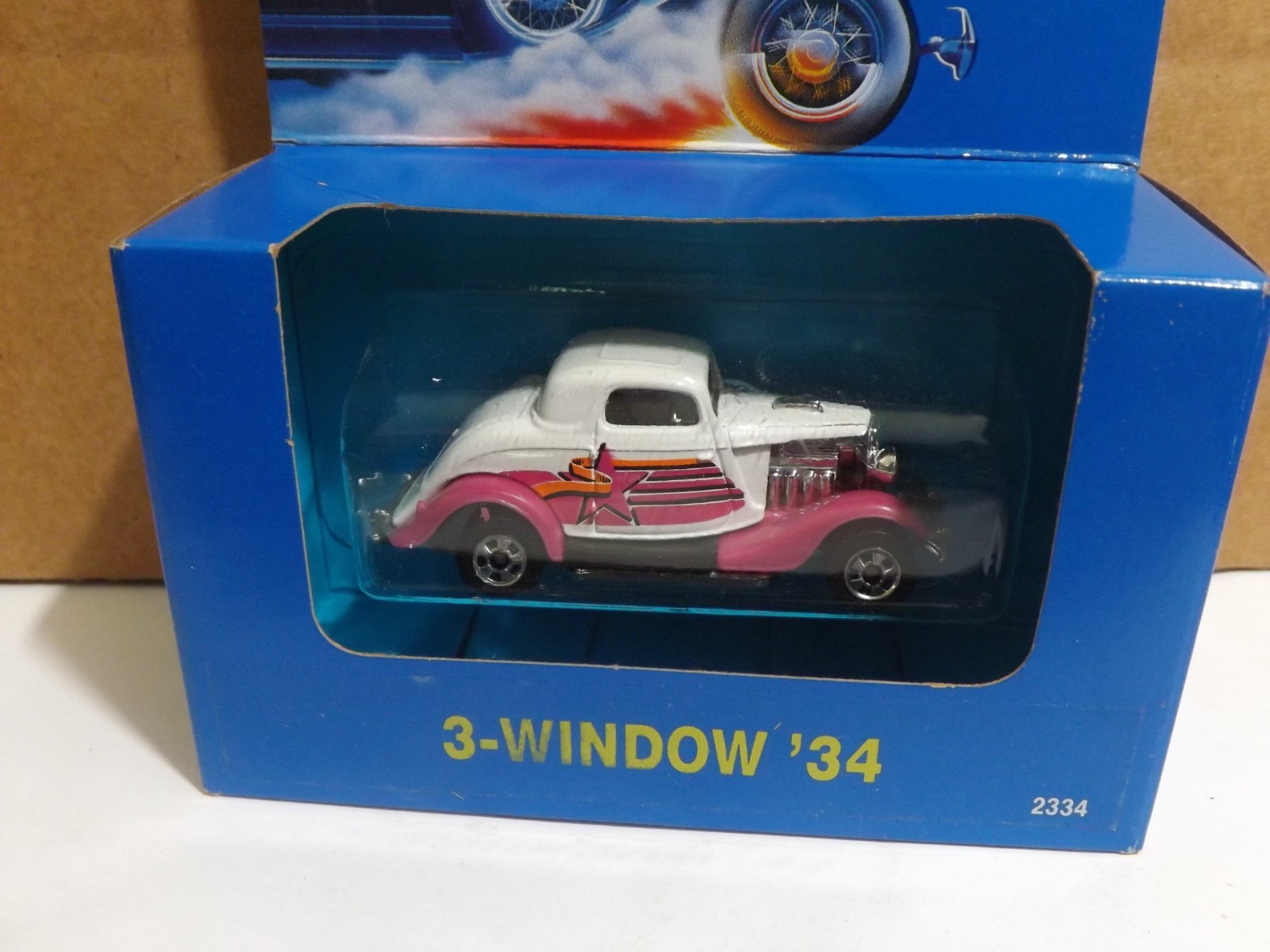 1991 Hotwheels International Box 3-Window ’34 1/64 Scale