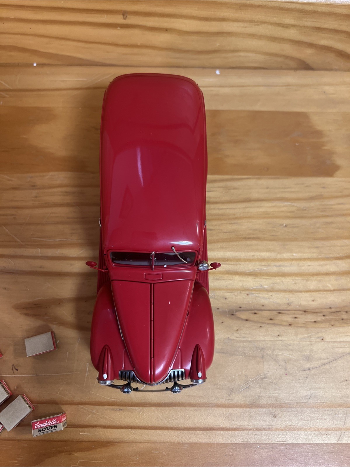 1940’s Campbells Soup Delivery Truck Panel Red Danbury Mint Diecast Replica 1:24