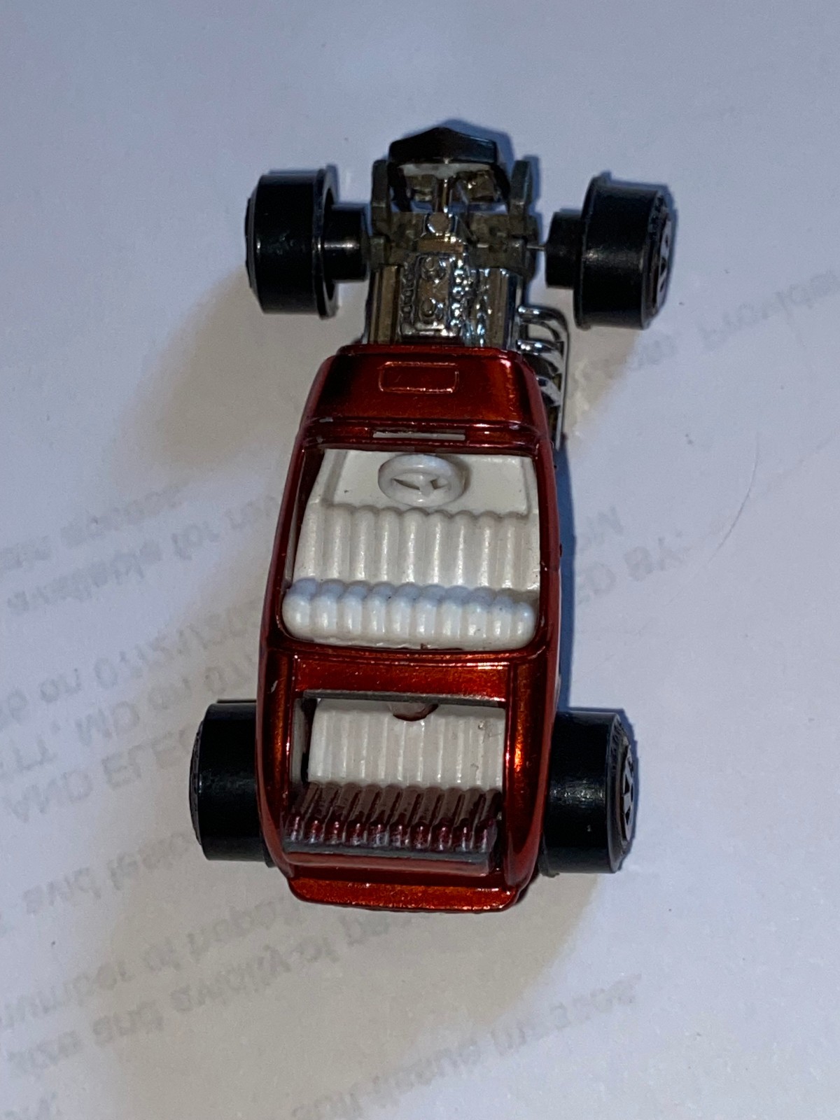 Vintage 1969 JOHNNY LIGHTNING Redline Custom 32 Ford Hot Rod; Copper; VGC