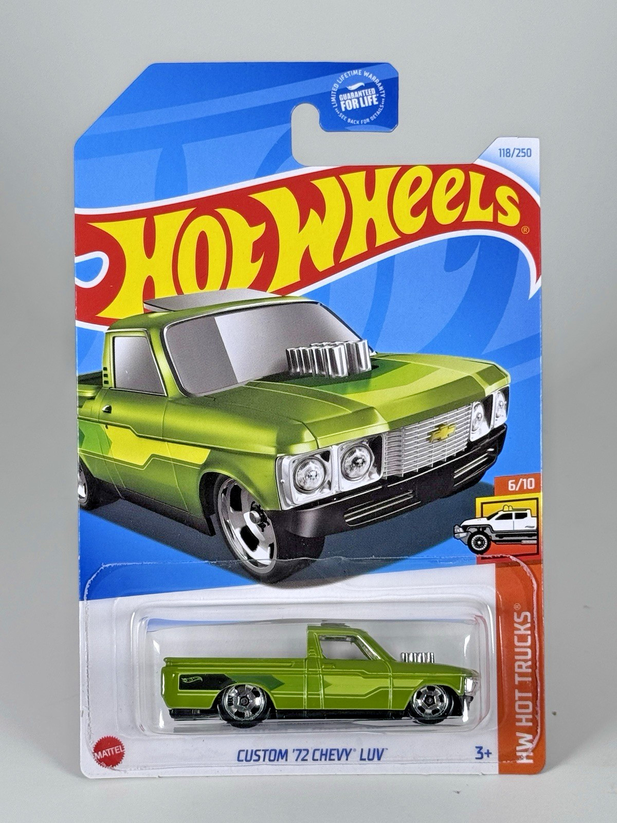 Hot Wheels Custom 72 Chevy Luv HW Hot Trucks 6/10 118/250 Green