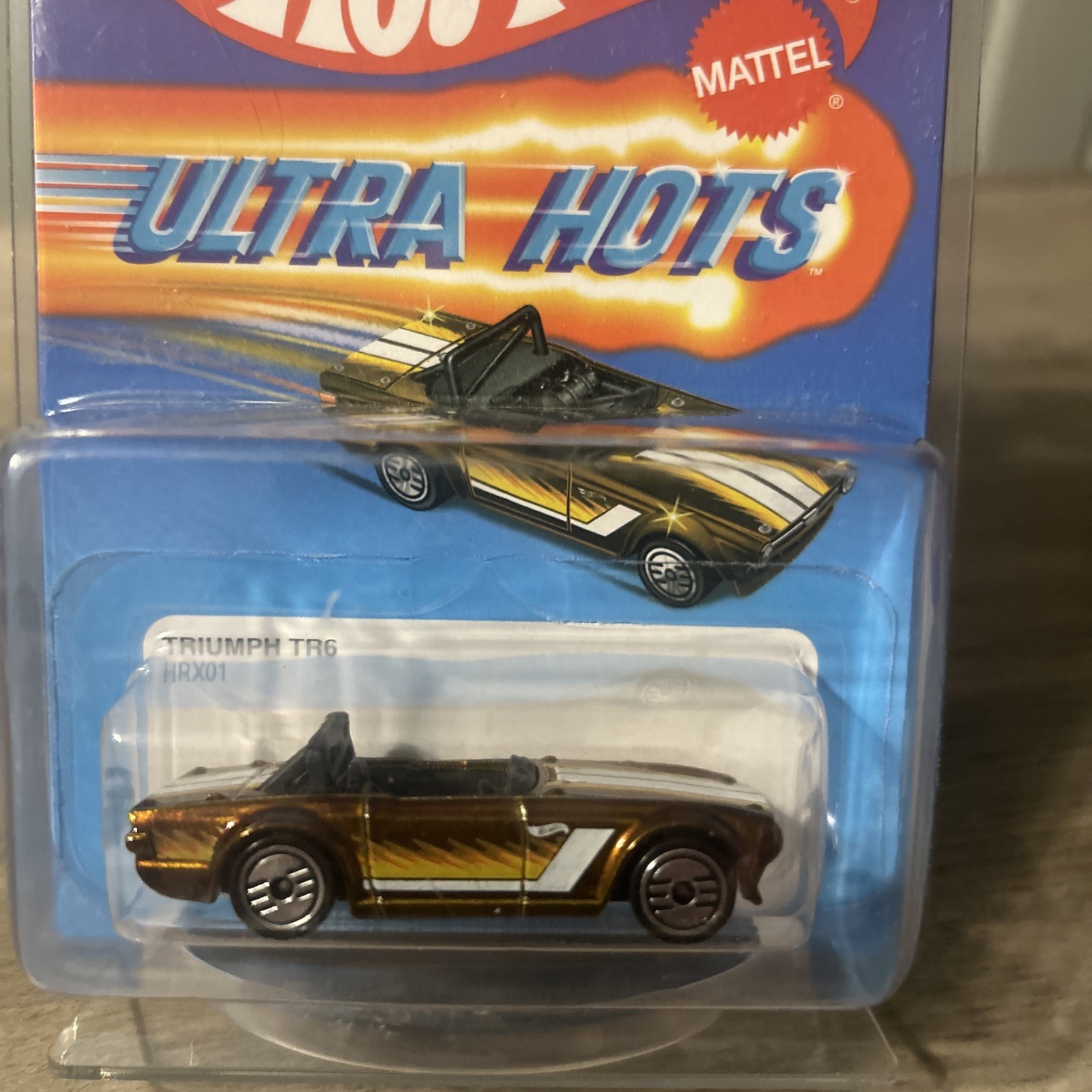 Hot Wheels Ultra Hits Triumph TR6 In Protector Special Paint Limited