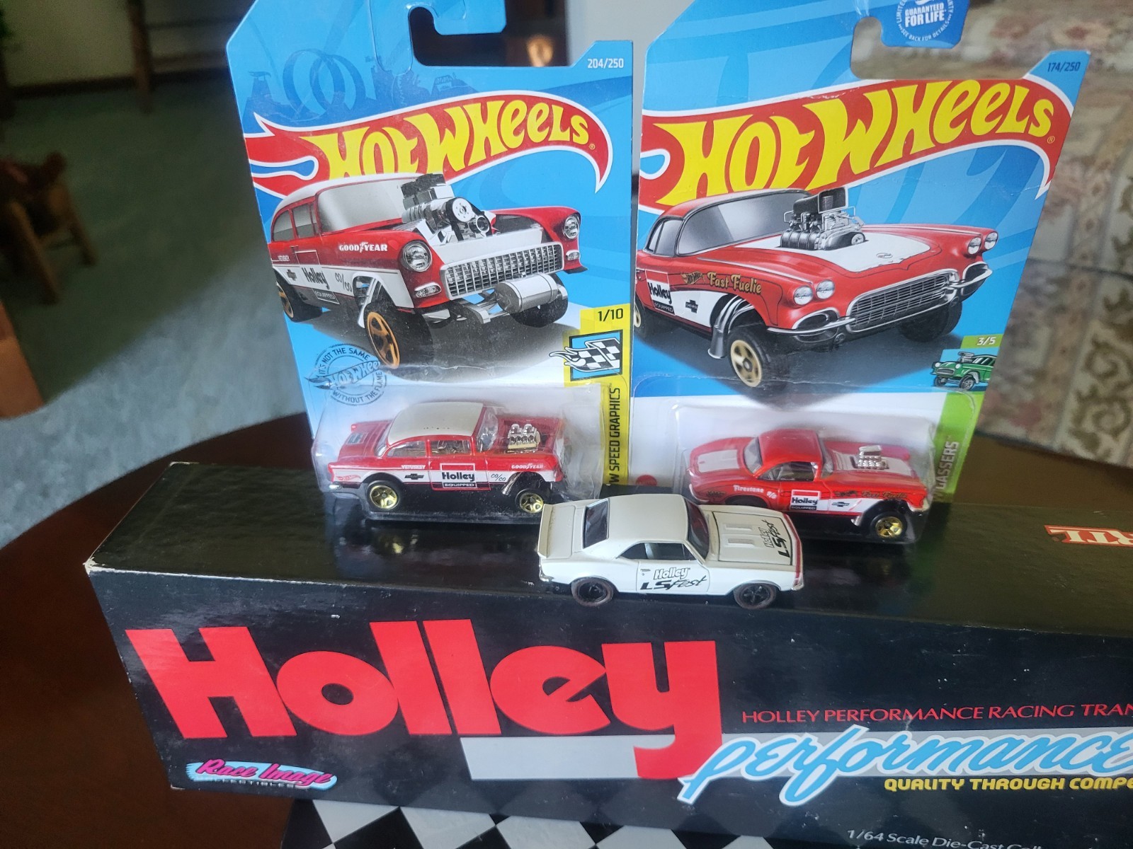 ERTL Customized 1993 Limited Edn 1/64 HOLLEY PERFORMANCE RACING Transporter MiB