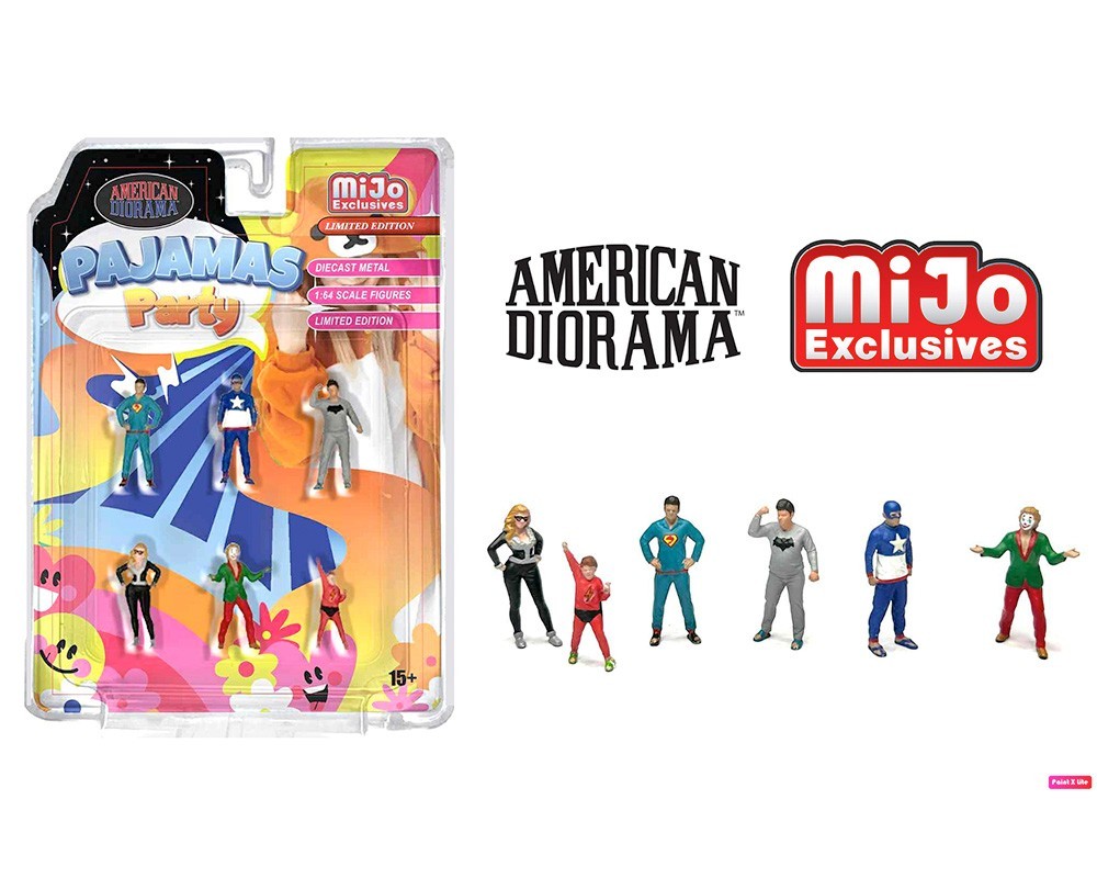 American Diorama Figures Pajamas Party 2436 1/64